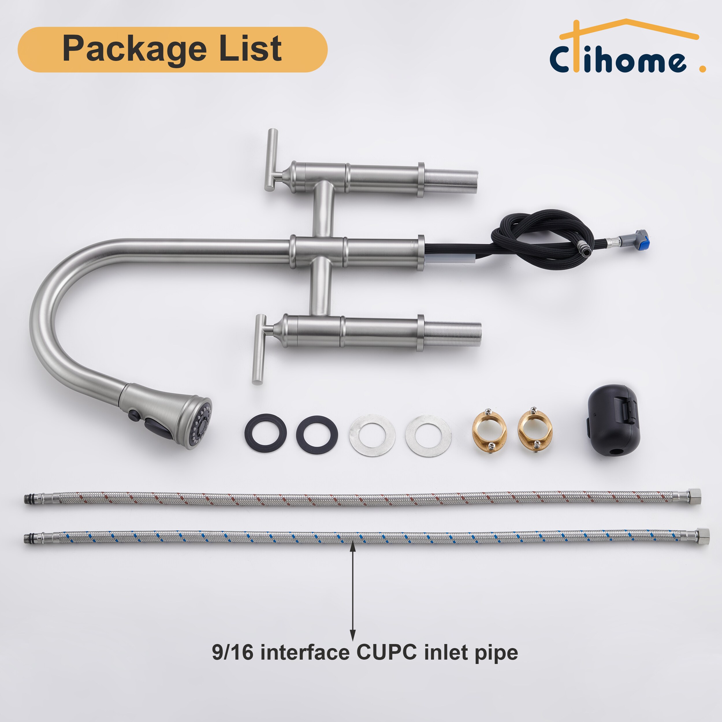 Clihome DG-KF02NS Kitchen-Faucets - View #7