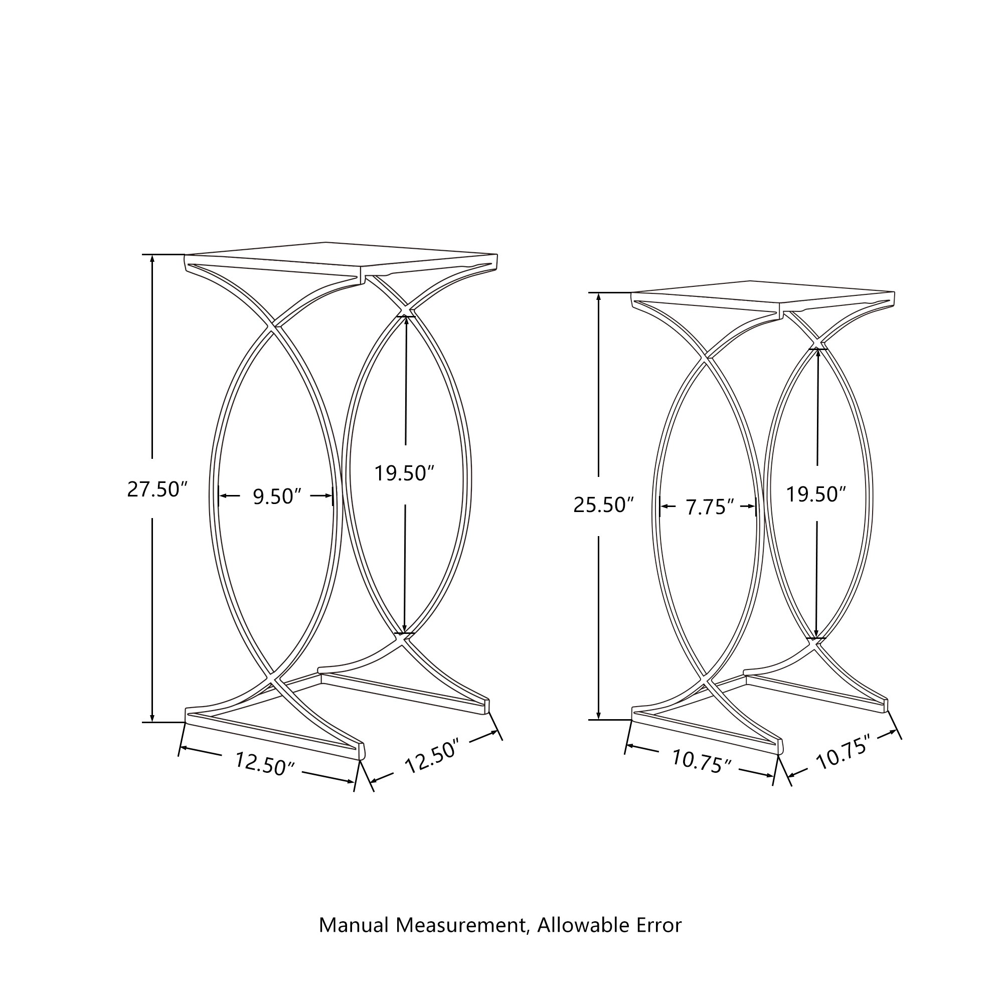 Glitzhome 2000800004 Accent-Table-Sets - View #5