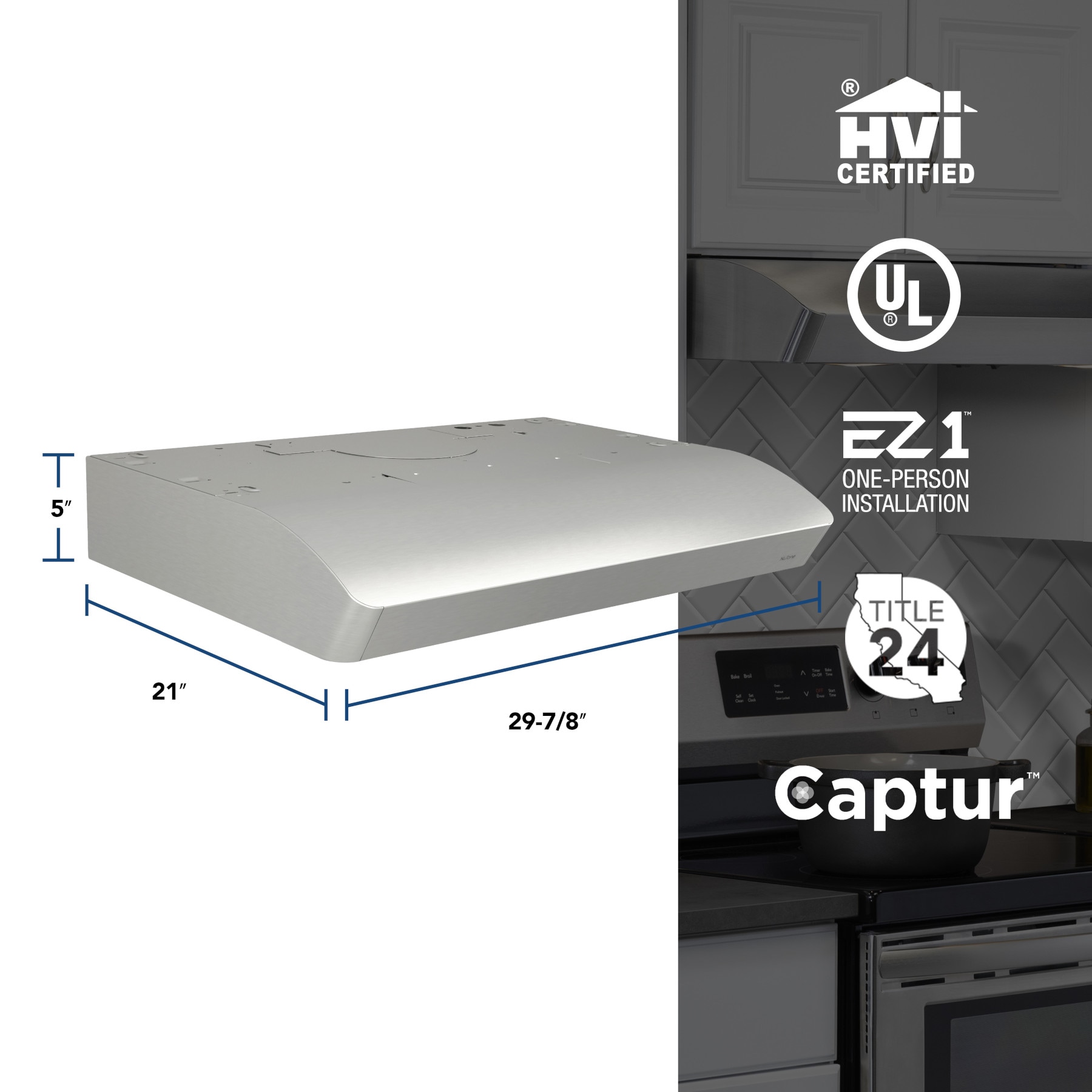 Broan MTR130SS Undercabinet-Range-Hoods - View #5