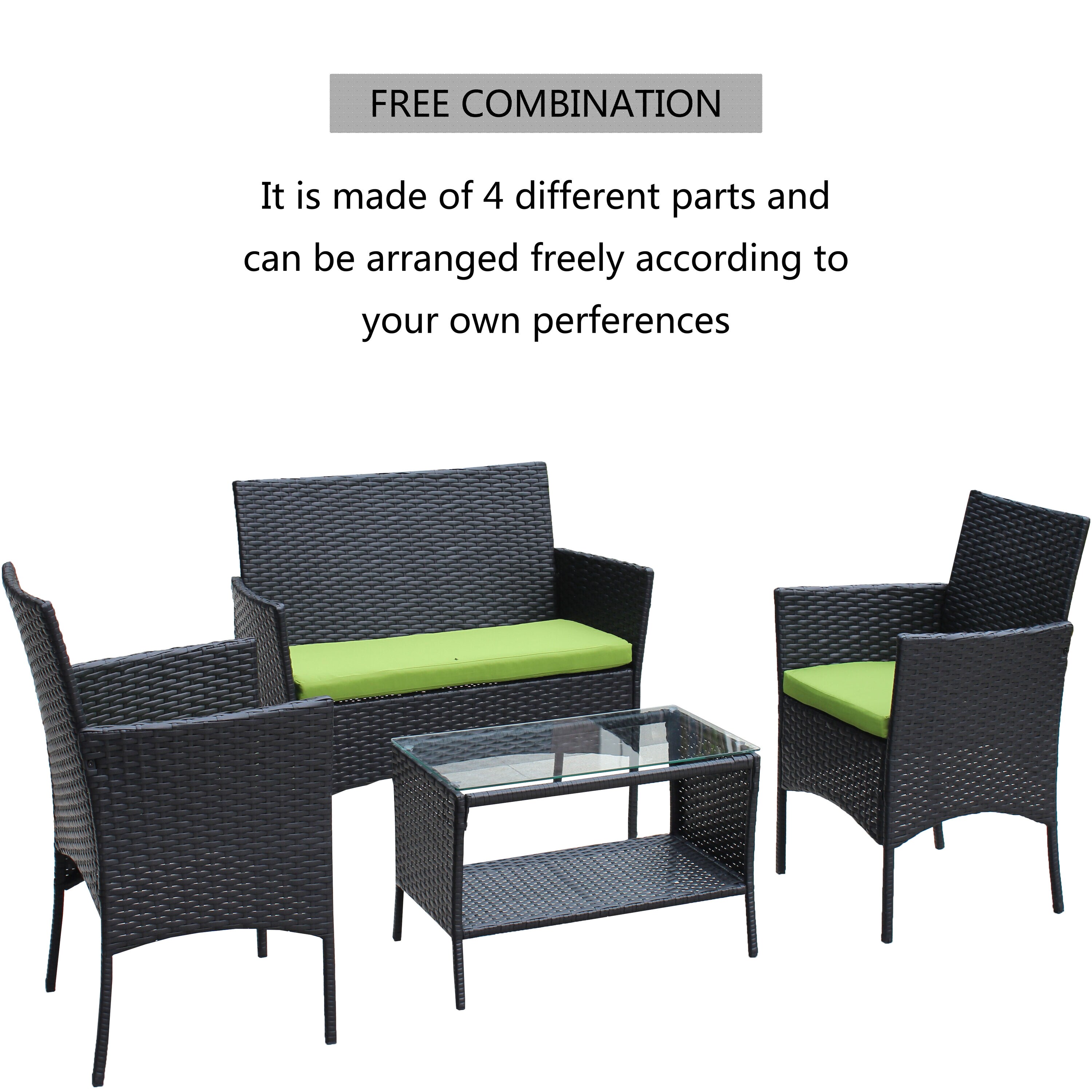 Damerin N7CS26 Patio-Conversation-Sets - View #7