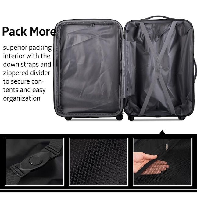 CASAINC Luggage-Set 3 Pcs 28