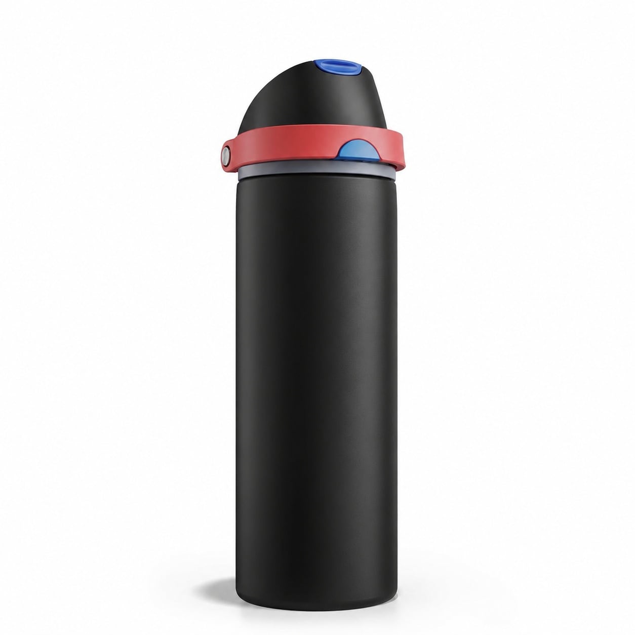 Justincity -  Insulated Stainless Steel Water Bottle with Straw Push Button Leak Proof BPA Free D...