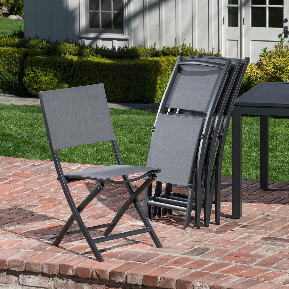 Hanover DAWDN11PCFD-GRY Patio-Dining-Sets - View #5