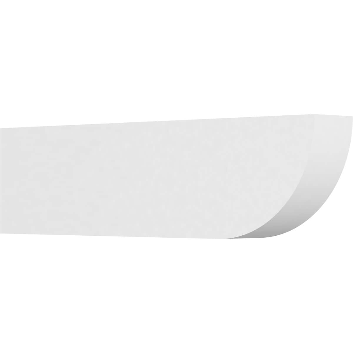 Ekena Millwork RFTP04X08X30DUR Standard Durham 4-in X 8-in X 30-in White PVC Rafter tail