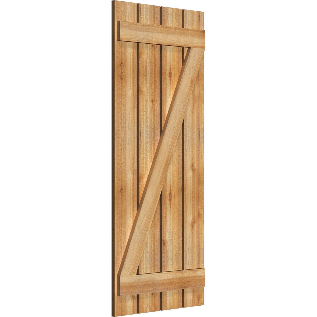 Ekena Millwork RBS06Z23X054RWR Exterior-Shutters - View #2