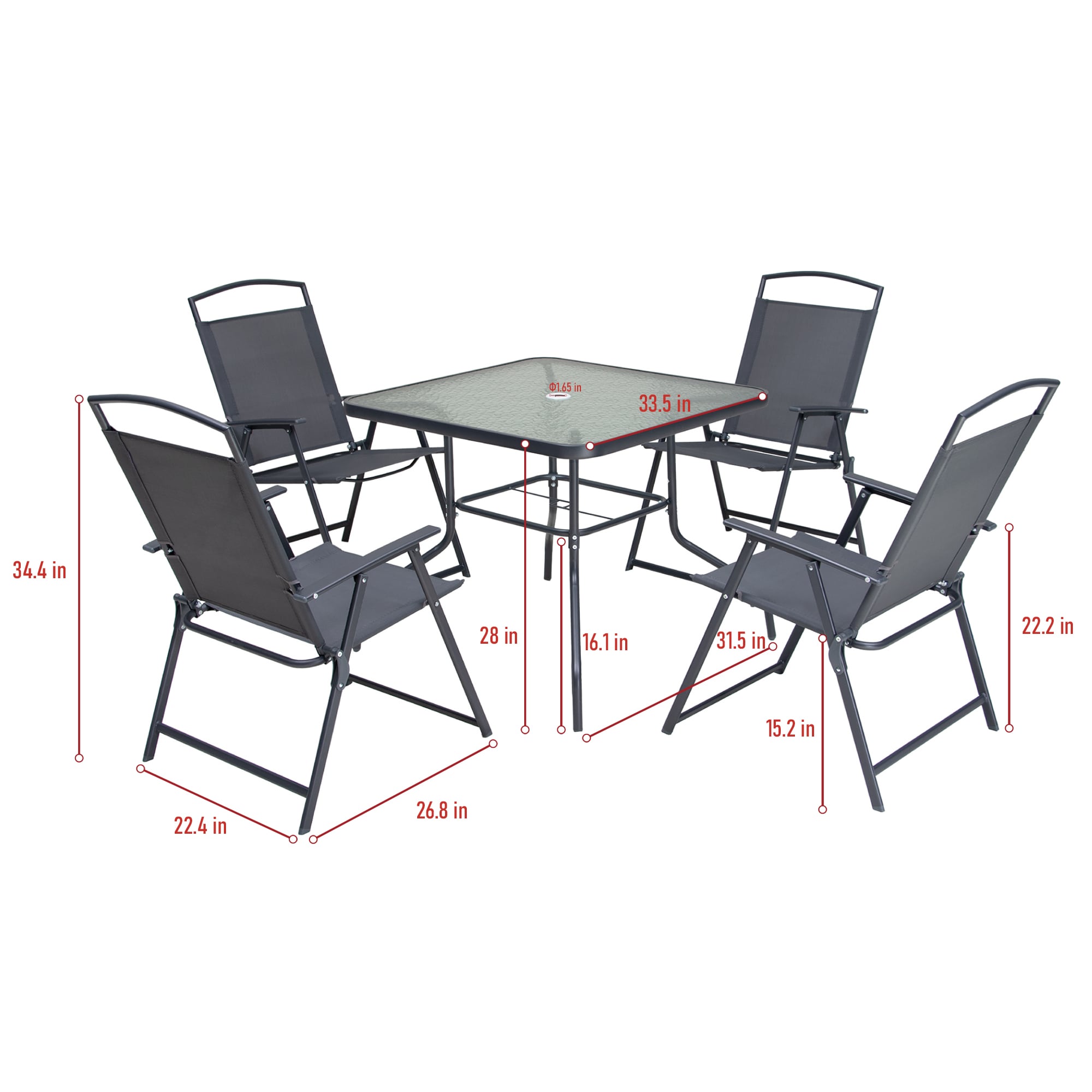 Crestlive Products CL-DC001GRY Patio-Conversation-Sets - View #3