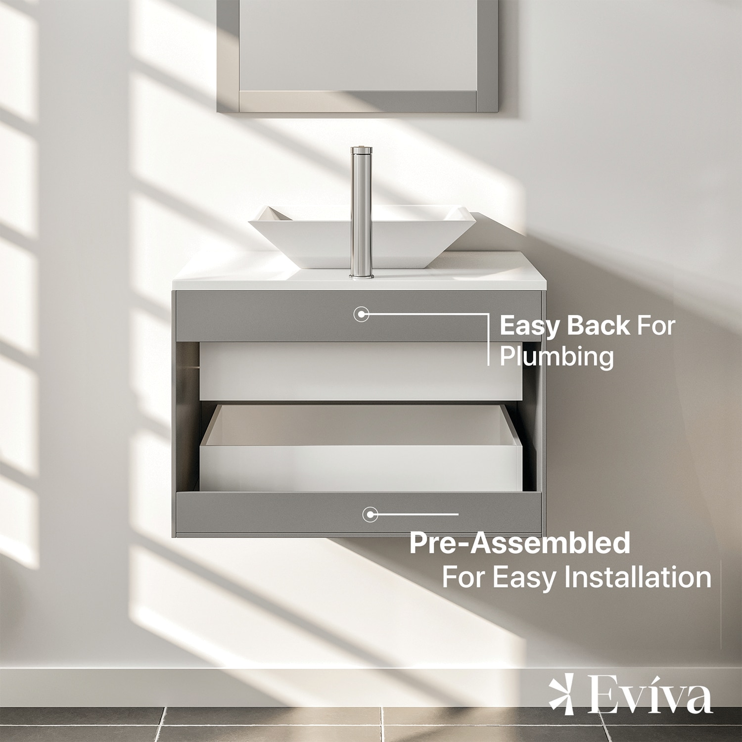 Eviva EVVN147-24GR Bath-Vanity-Combo - View #6