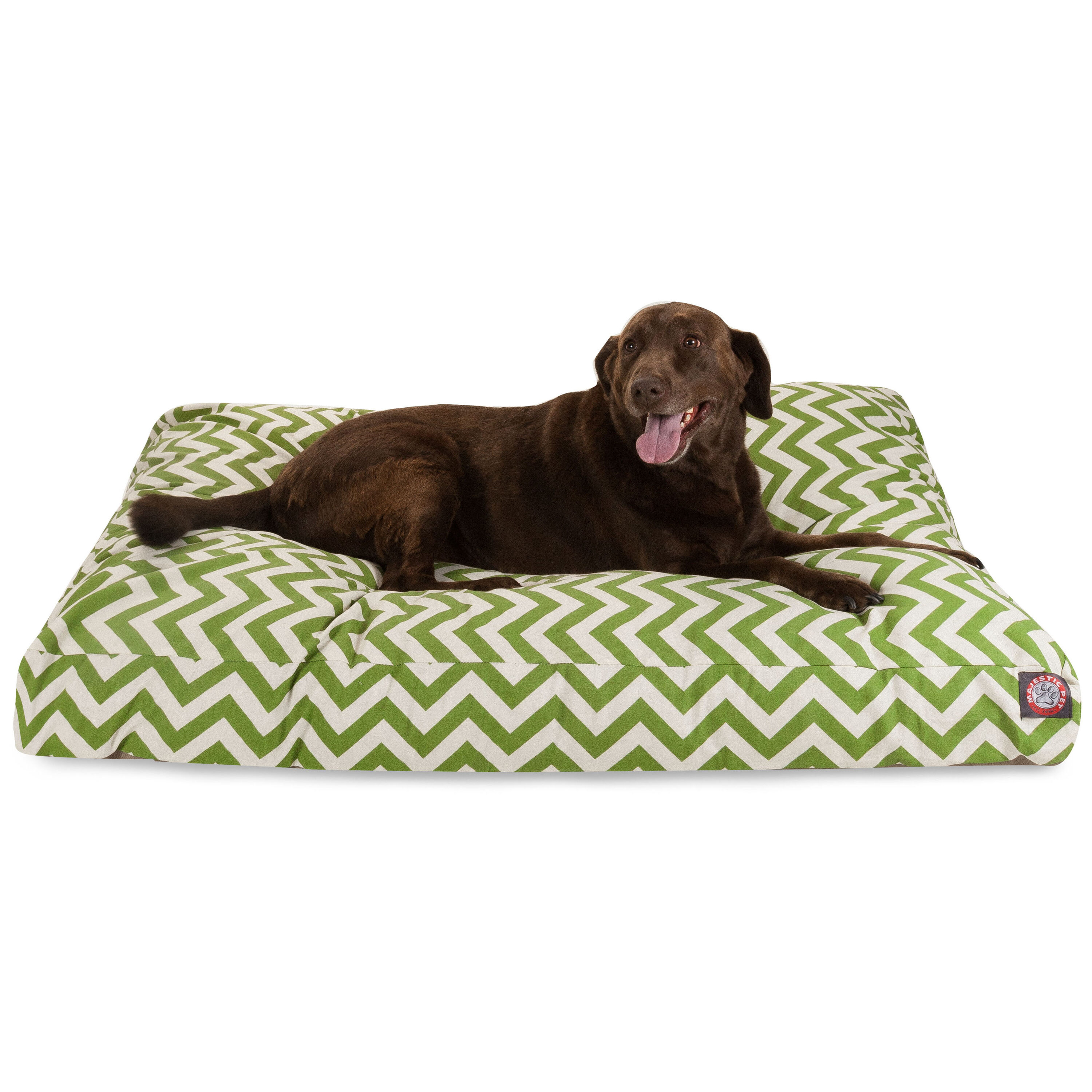Majestic Pet Products 788995504238 Rectangular Sage Polyester Pillow Dog Bed ( Extra Large)