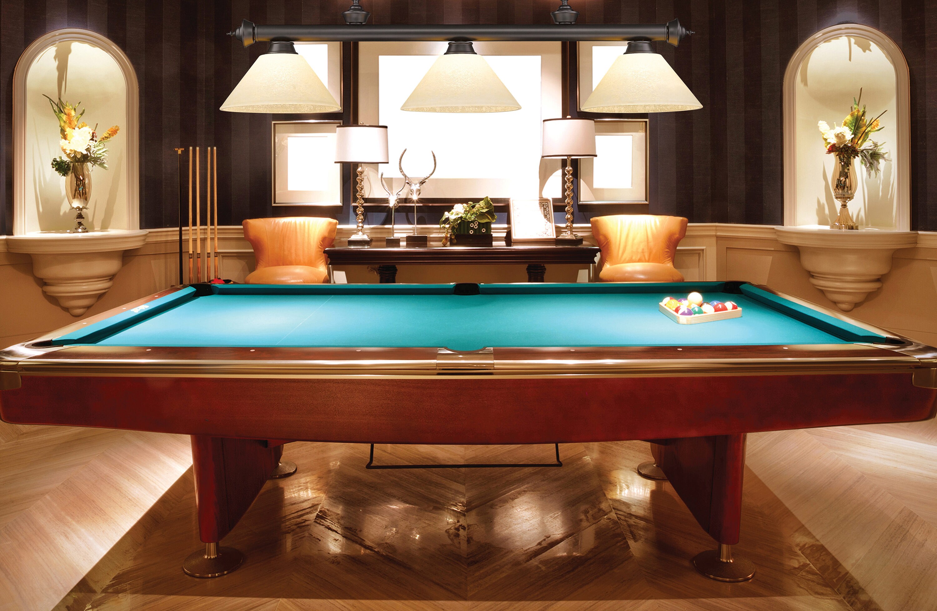 Z-Lite 2306-3BRZ-AGM14 Pool-Table-Lighting - View #7