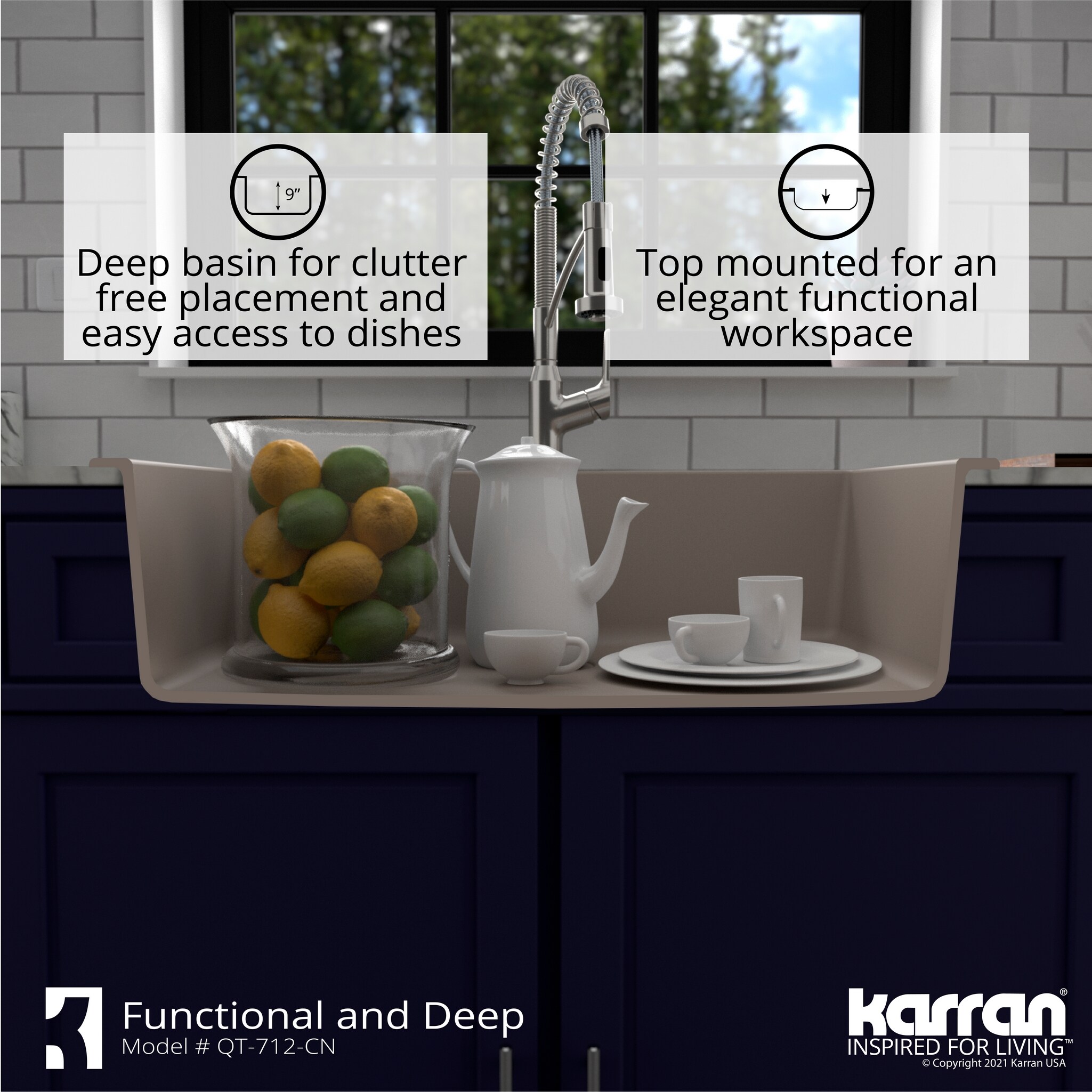 Karran QT-712-CN-PK1 Kitchen-Sinks - View #10