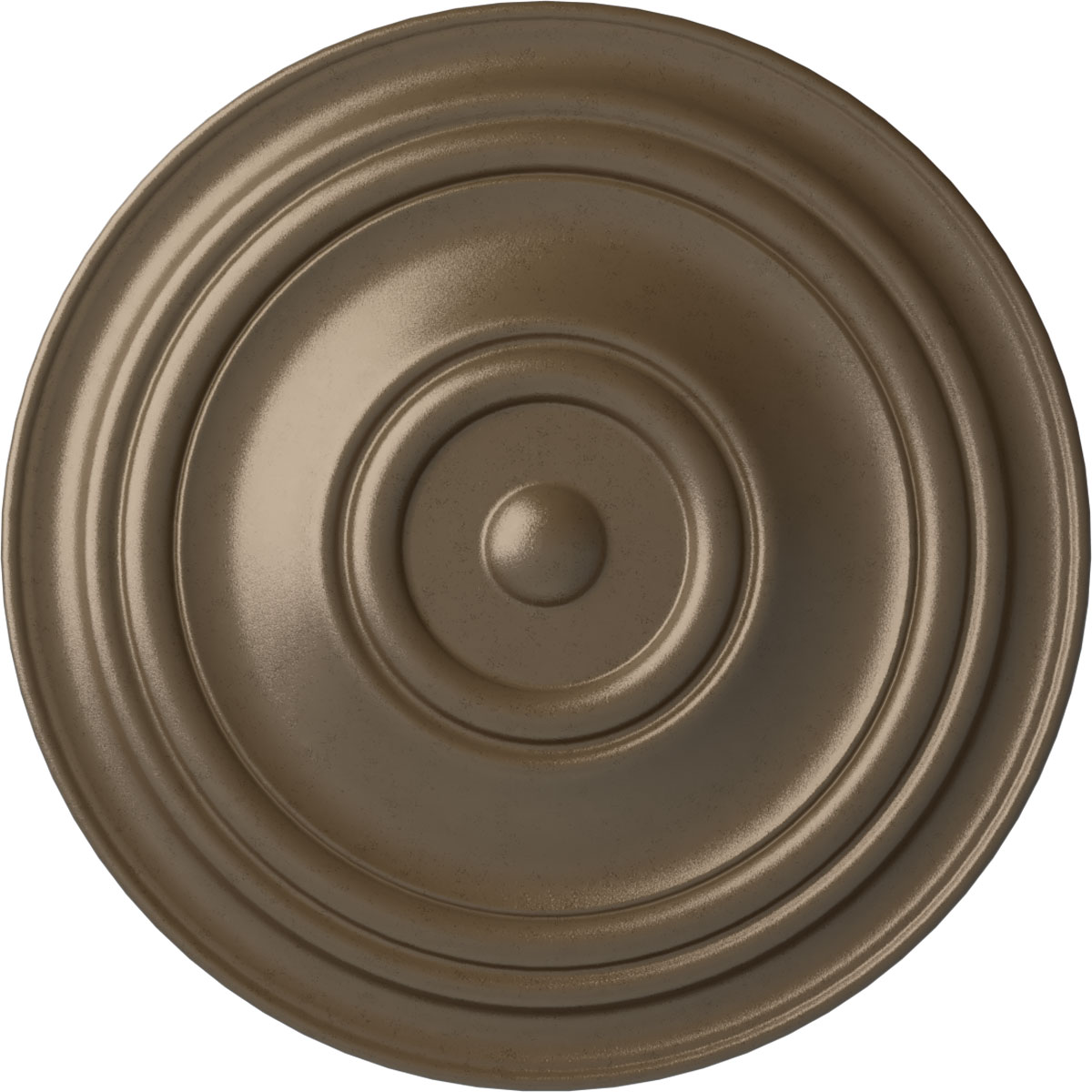 Ekena Millwork CM31TRWSS Traditional 31.5-in W x 31.5-in L Traditional Painted Warm Silver Polyurethane Whole Ceiling Medallion