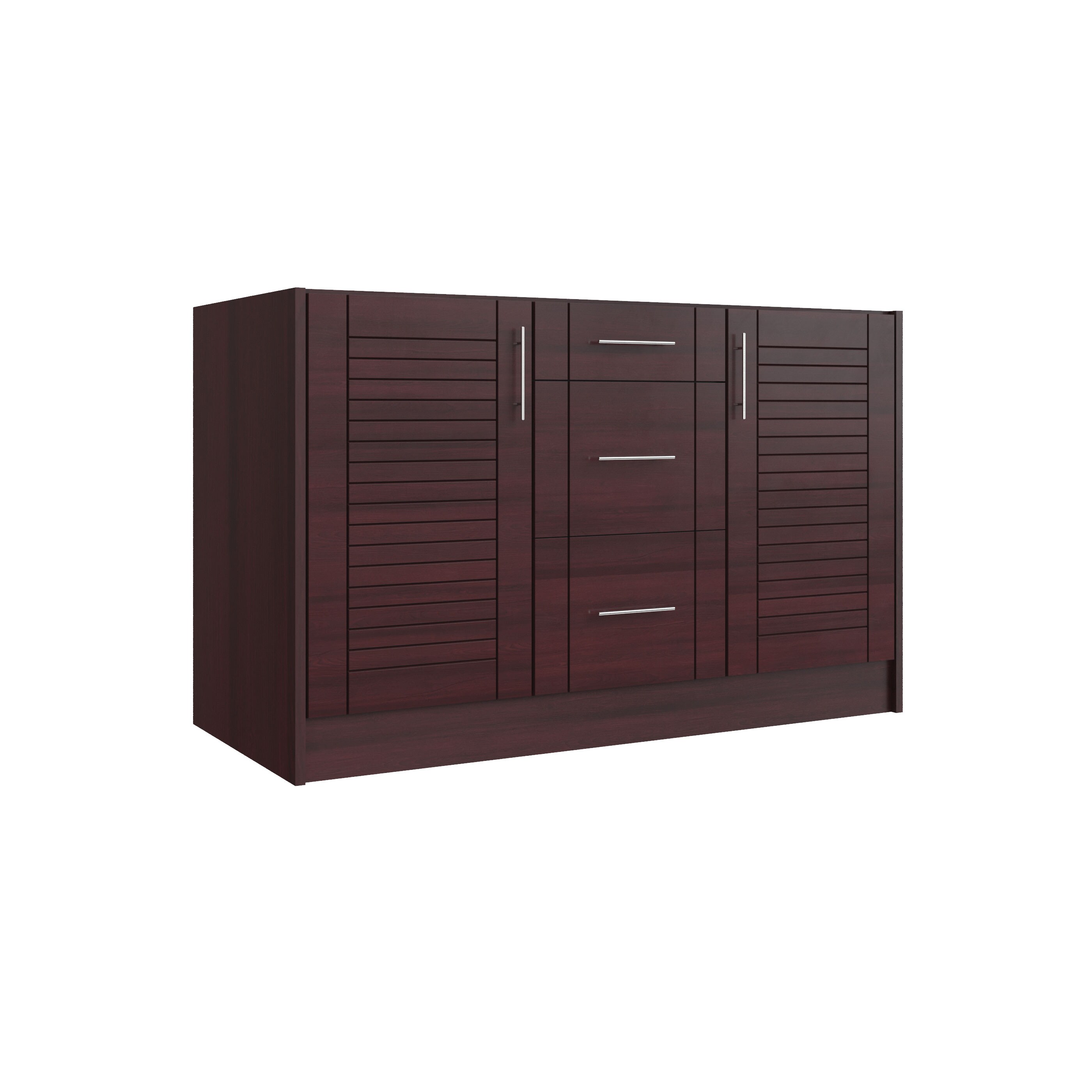 WeatherStrong WSE54WC-TMH Tampa 3 -Piece 55.25-in W x 25.5-in D x 34.5-in H Modular Outdoor Kitchen Set