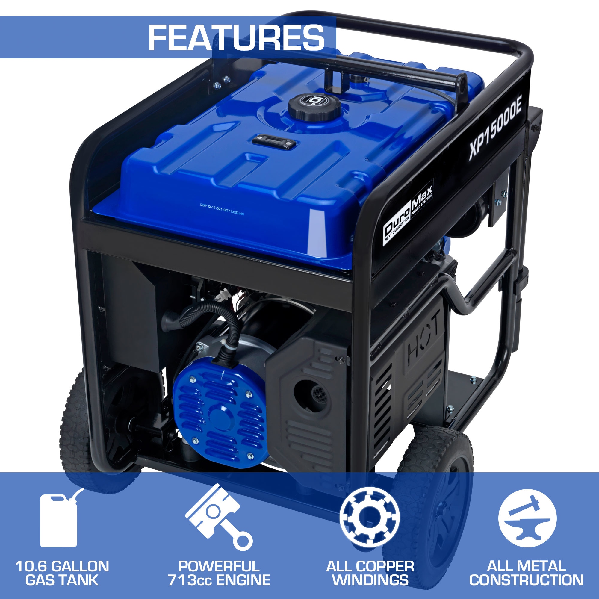 DuroMax XP15000E Portable-Generators - View #4