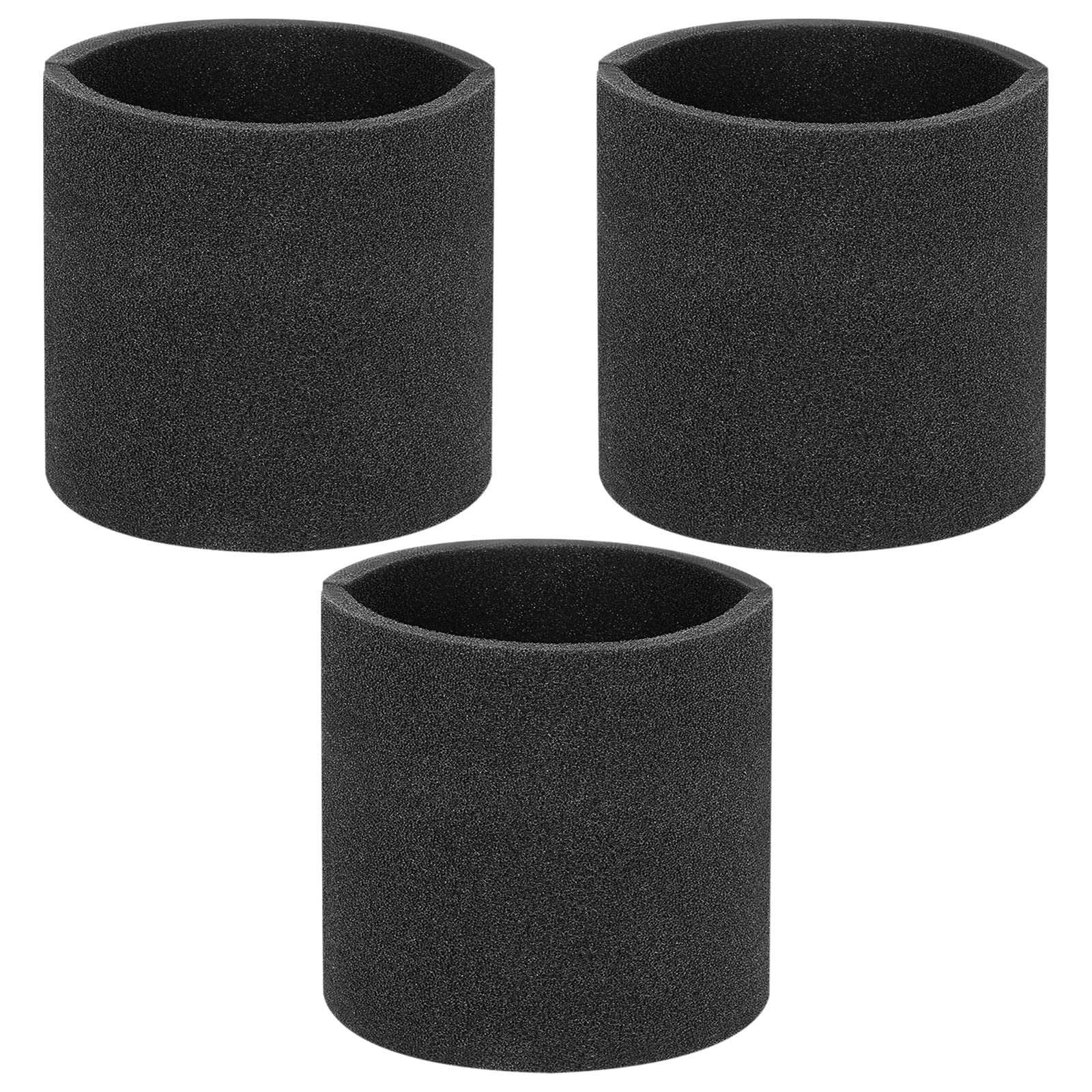 Anqtovp  3 Pack 90585 Foam Sleeve VF2001 Foam Replacements Filters Compatible with Most Shop Vac Wet Dry Vacuum Cleaners 5 Gallon and Above
