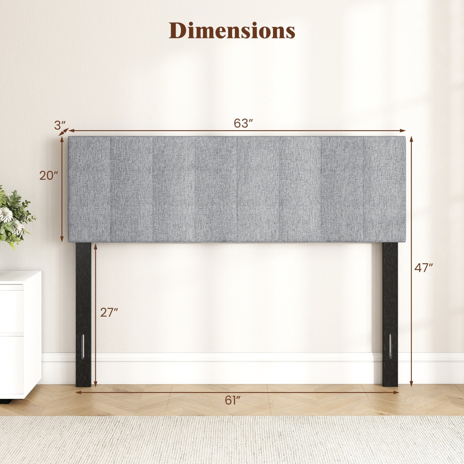 Slickblue D-CO-RG10411UH Upholstered-Headboards - View #5