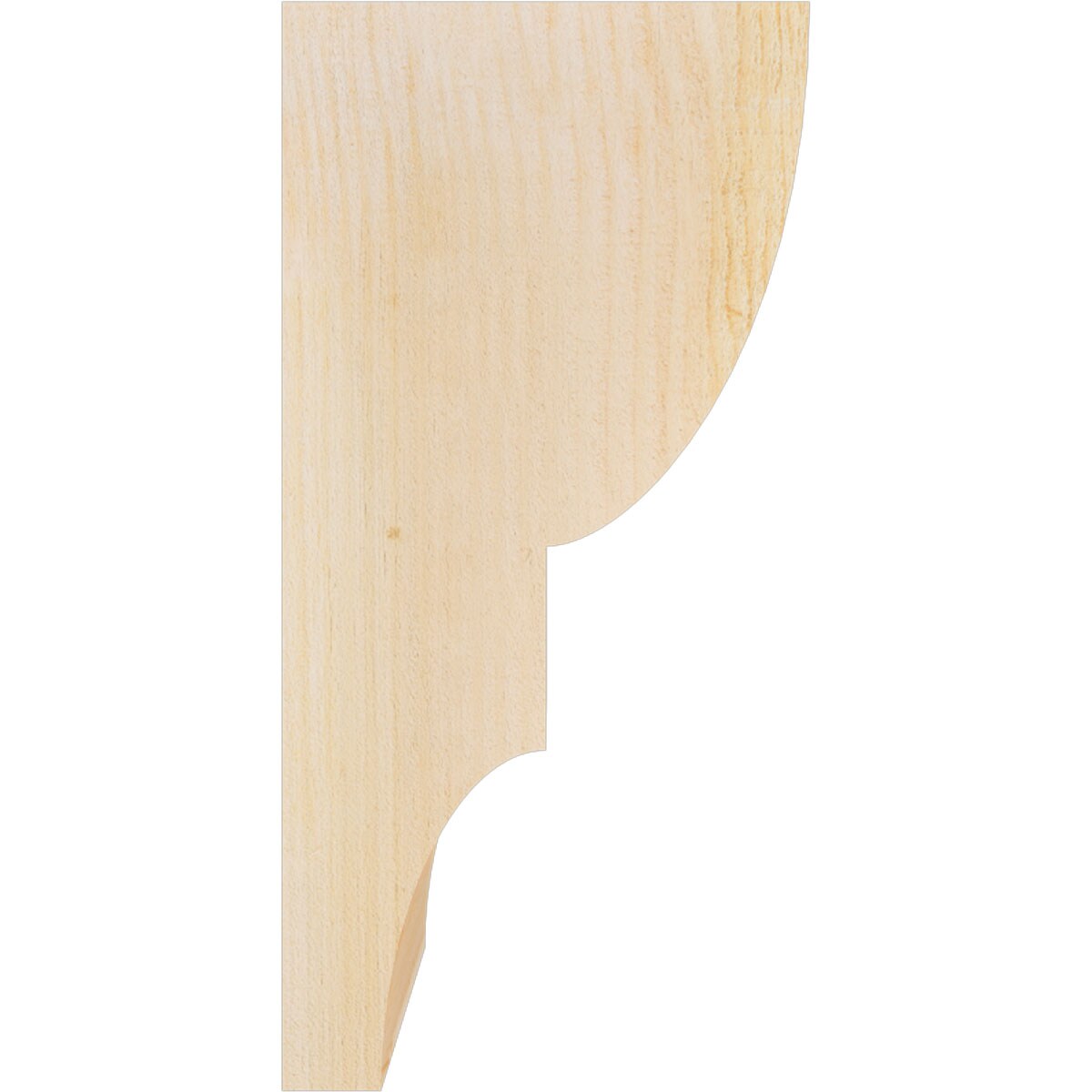 Ekena Millwork COR06X08X16RID00RDF corbels - View #3