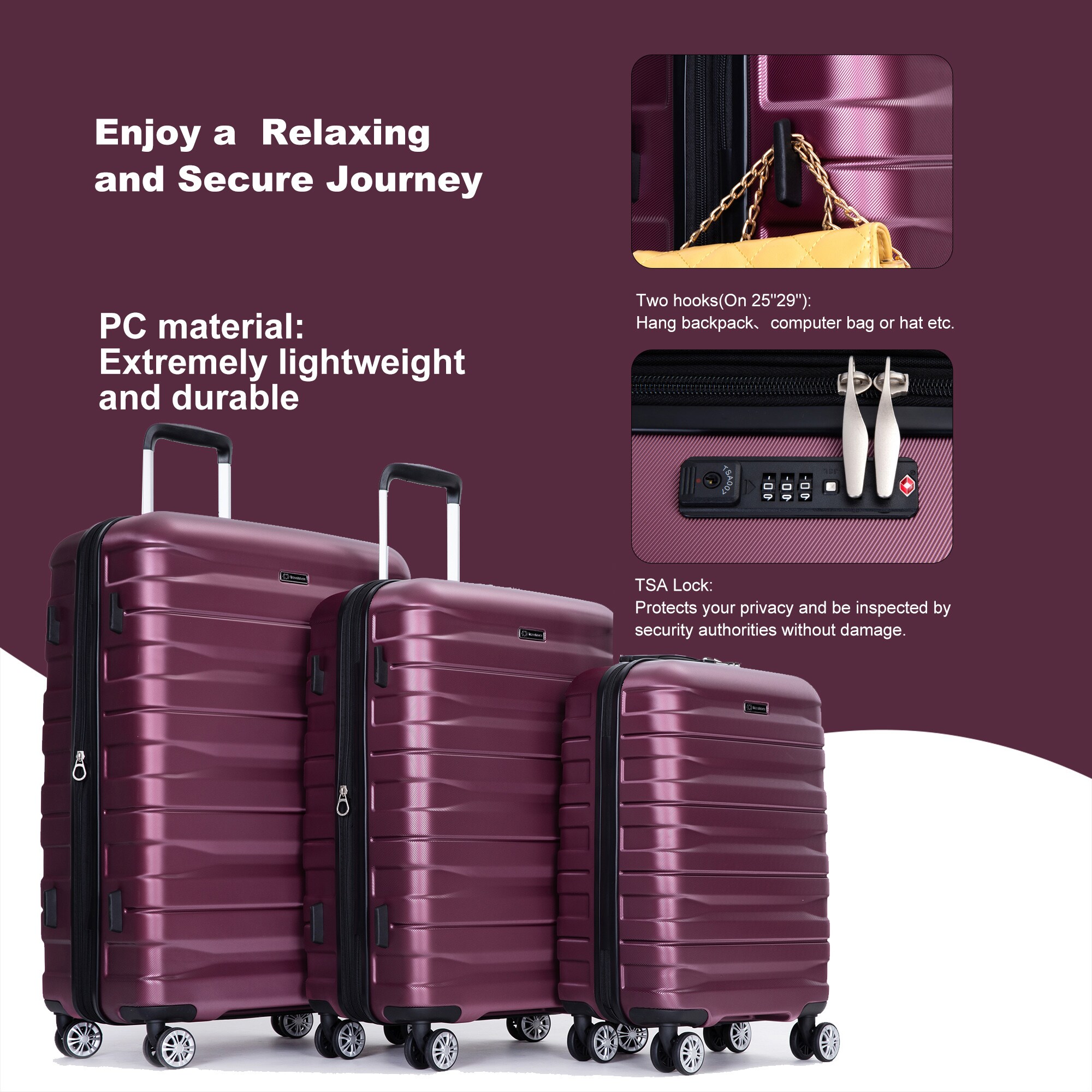 SINOFURN SYD9400020BY Luggage-And-Luggage-Sets - View #10