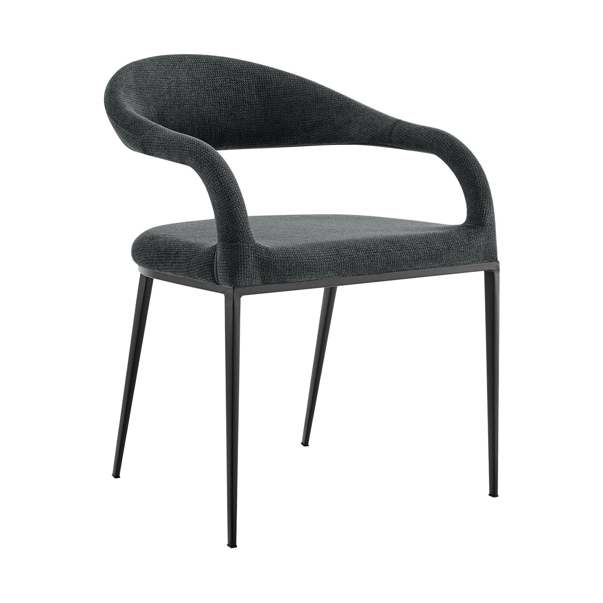 Armen Living LCMOSIBLKCH Dining-Chairs - View #9