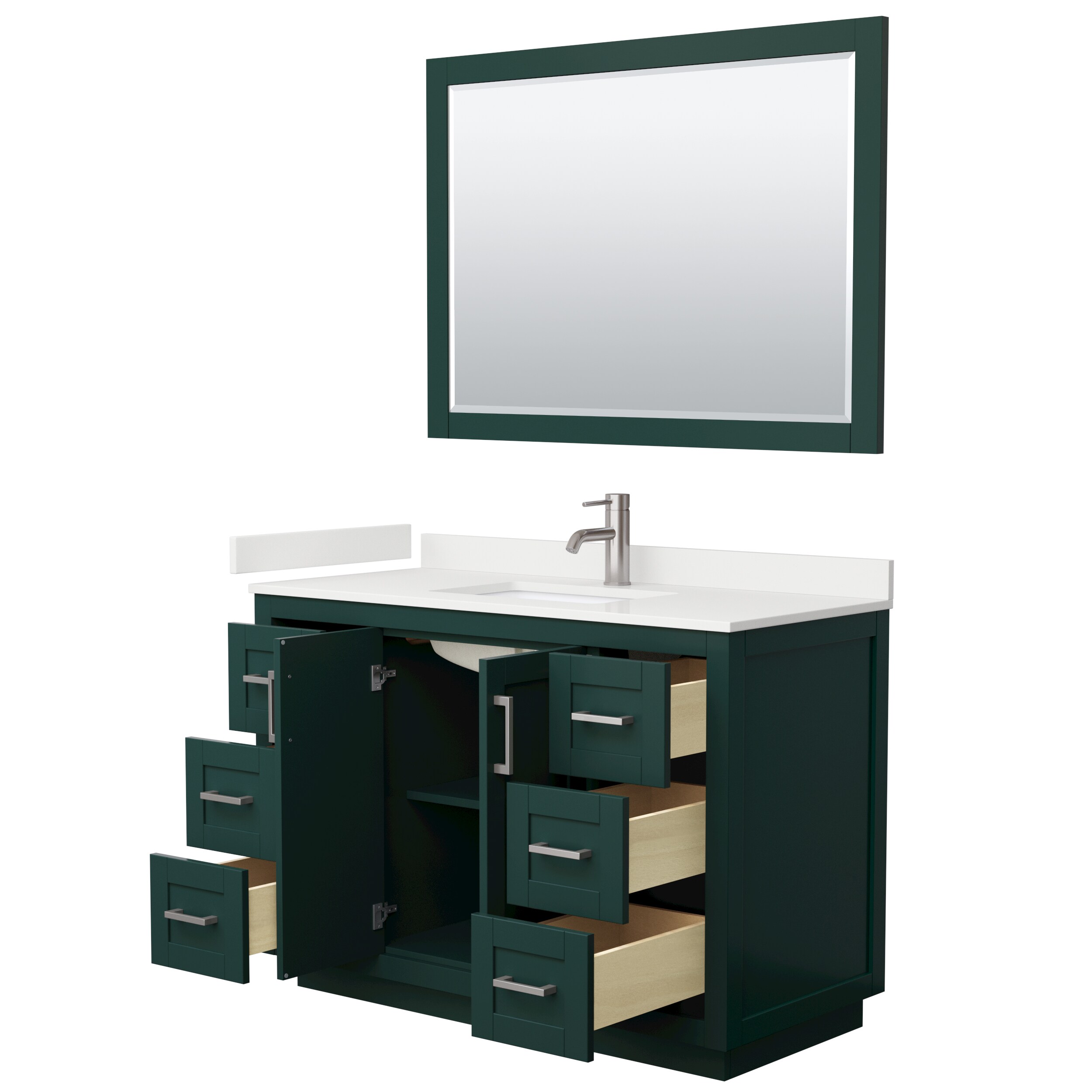 Wyndham Collection WCF292948SGEWQUNSM46 Bath-Vanity-Combo - View #3