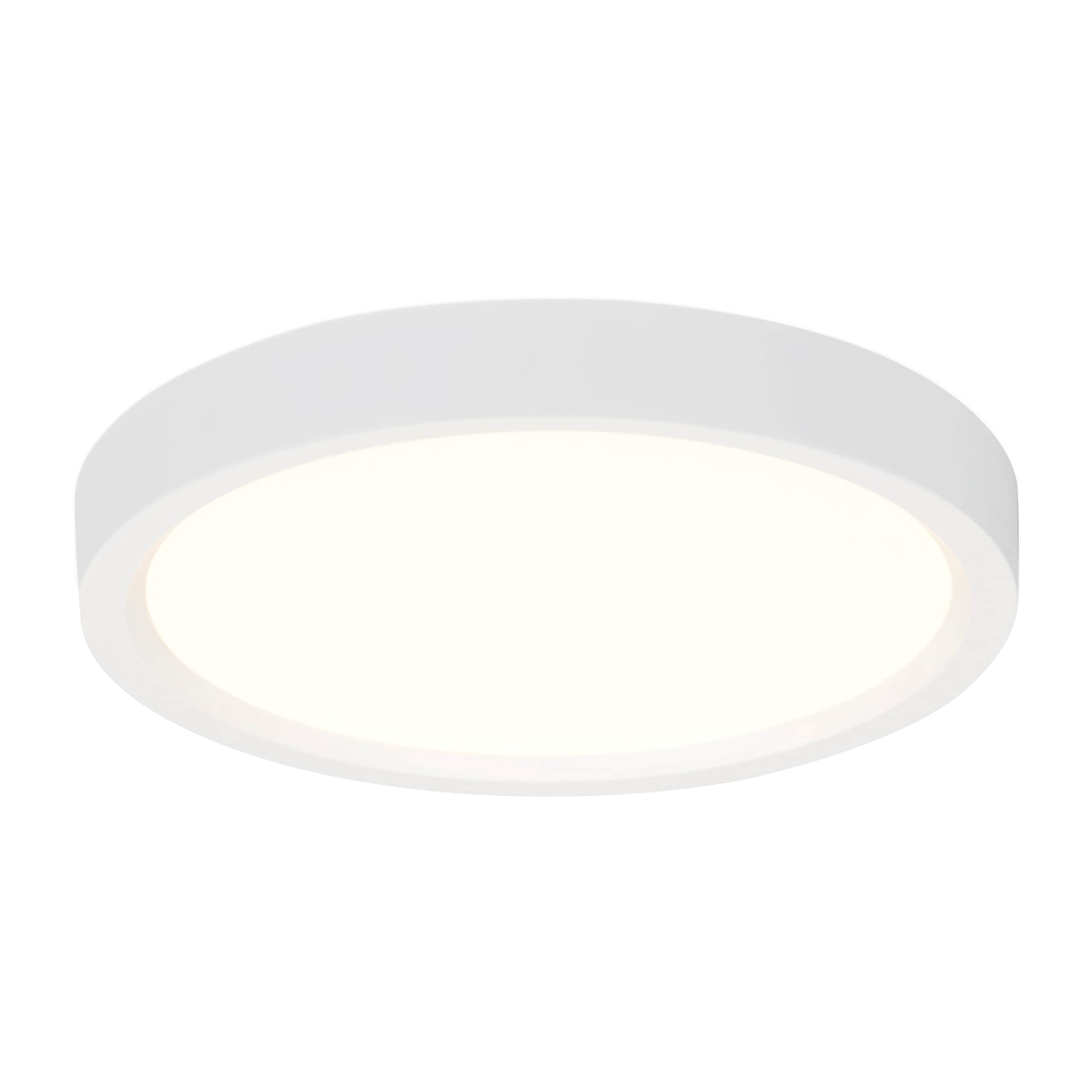 Generation Lighting 14925RD-15 Traverse Lotus 1-Light White LED Flush Mount Light ENERGY STAR