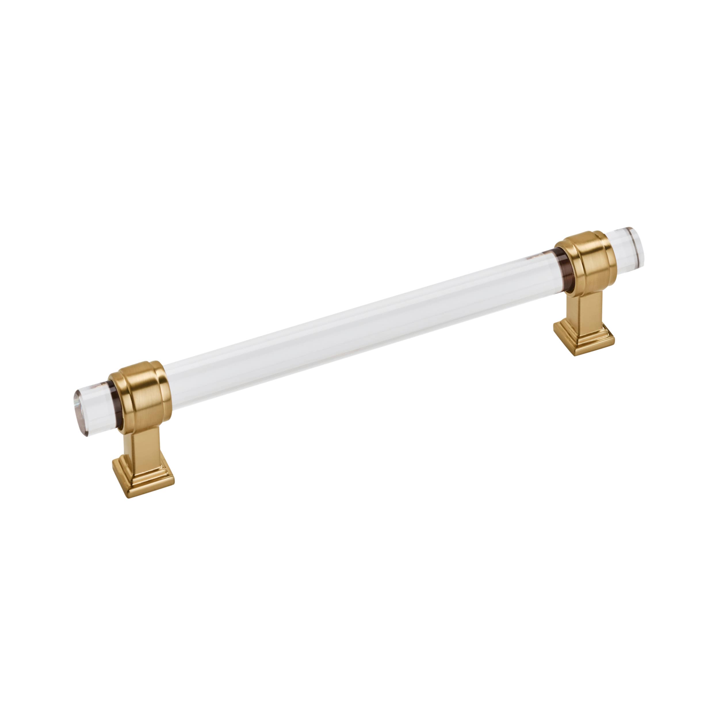 Clear and Champagne Bronze 6-5/16" Bar Pull