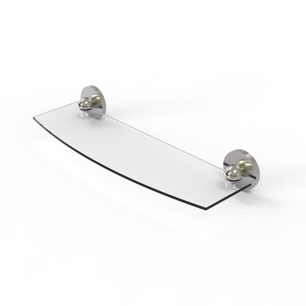 Allied Brass P1033/18-SN Prestige Skyline Satin Nickel Wall mount Bathroom Shelf ( 18-in x 2.75-in x 5-in )