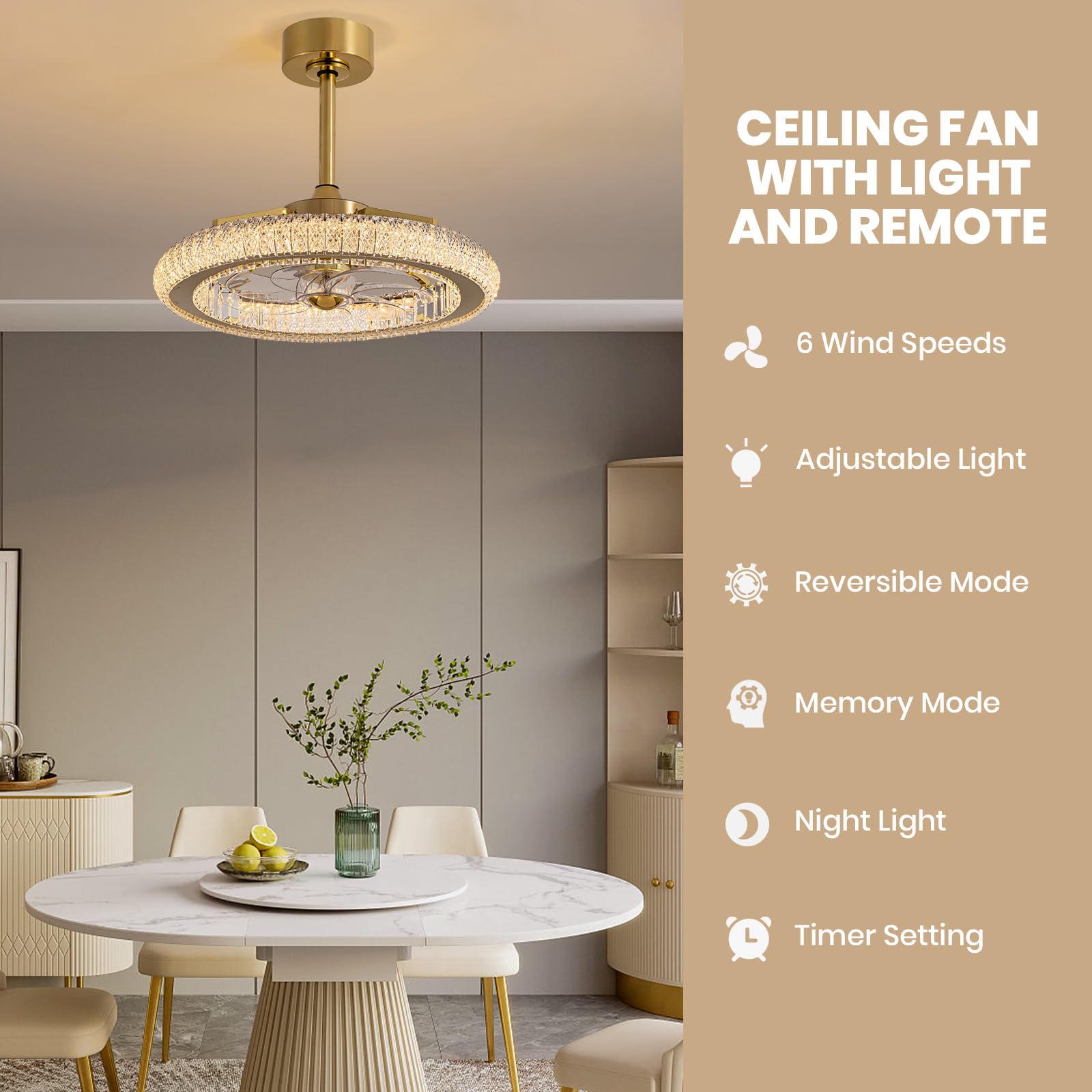SILJOY CFL-1185-01 Ceiling-Fans - View #2