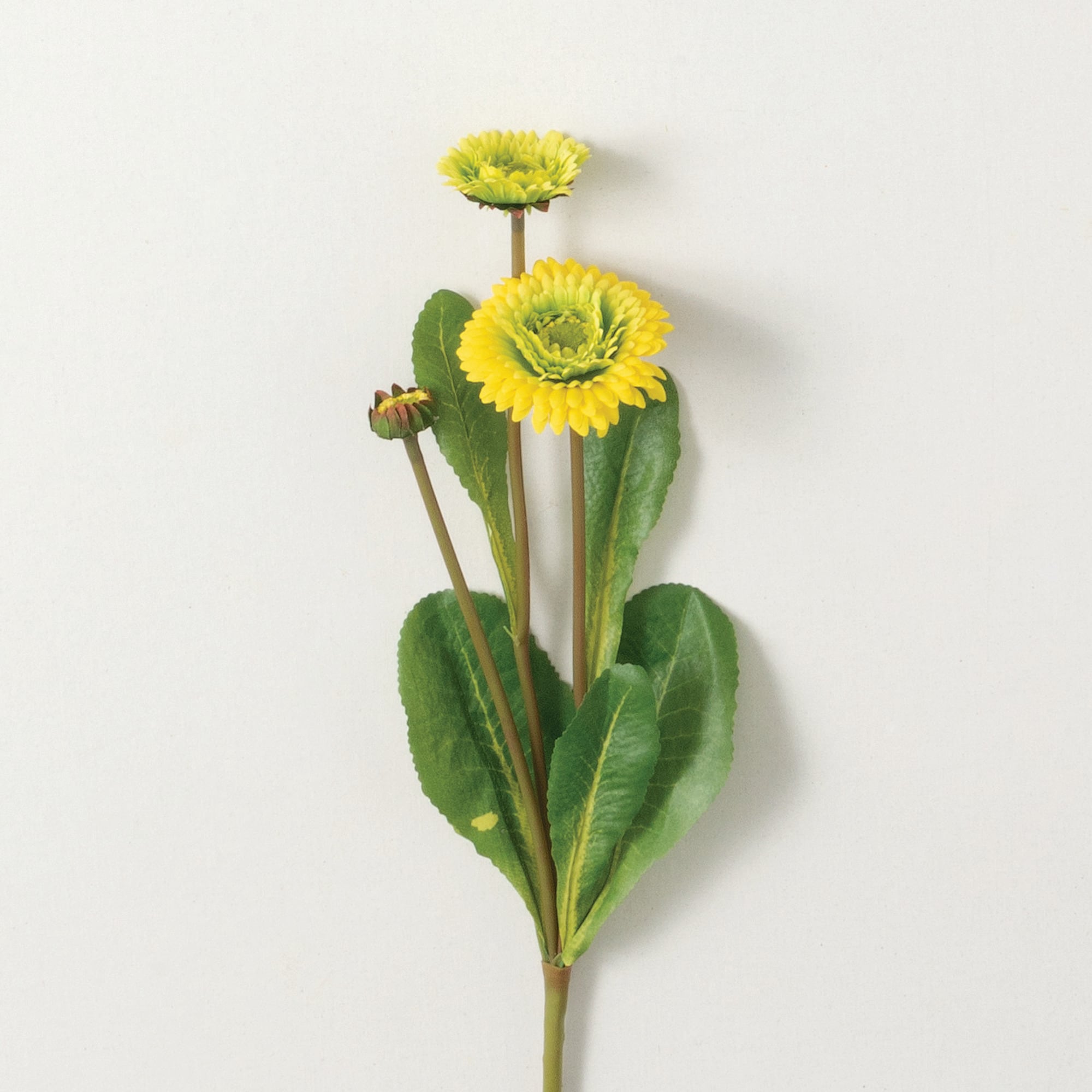 Sullivans GG987 YE 17-Inches Yellow Indoor Desktop Rose Artificial flower