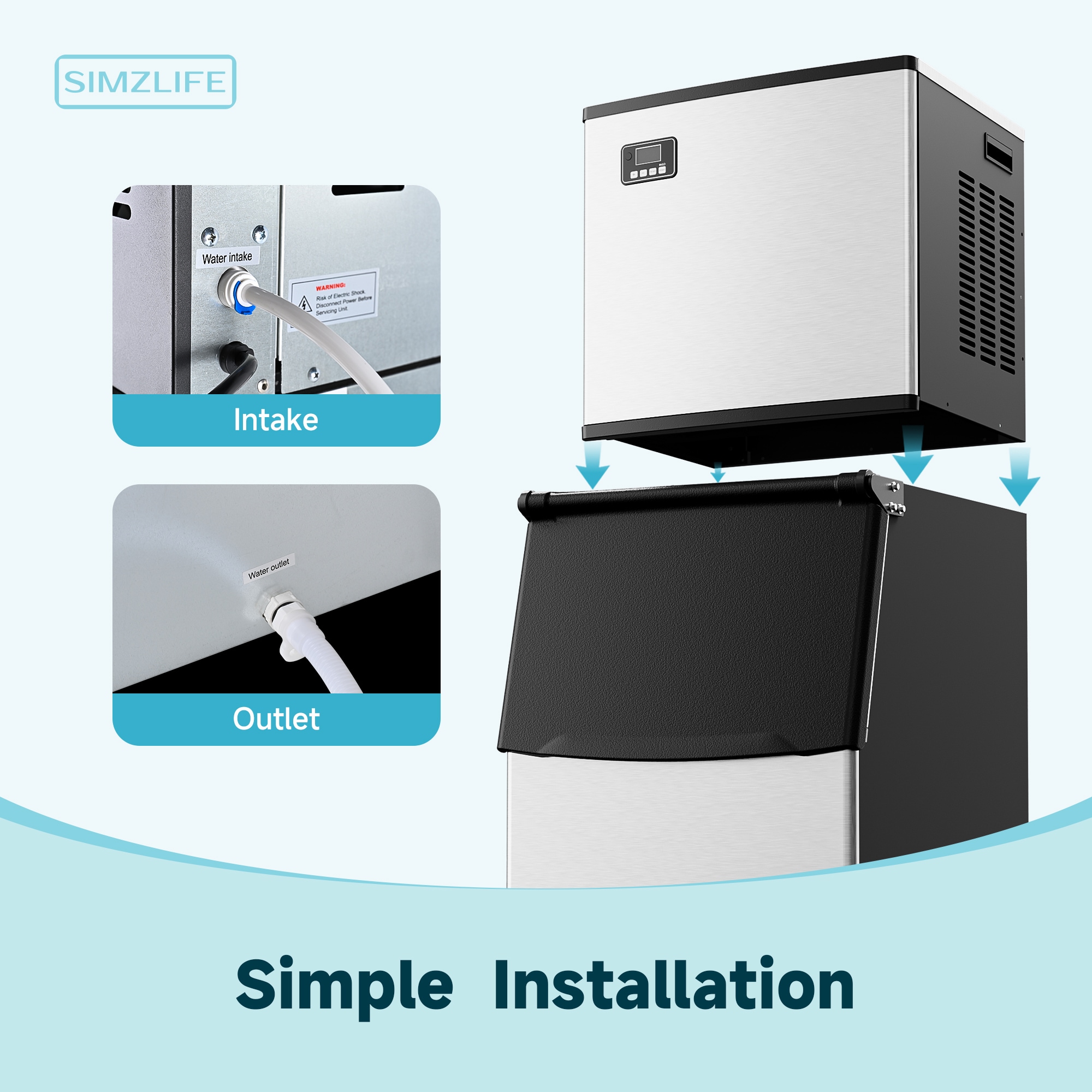 SIMZLIFE CIM006-420LBS Ice-Makers - View #9