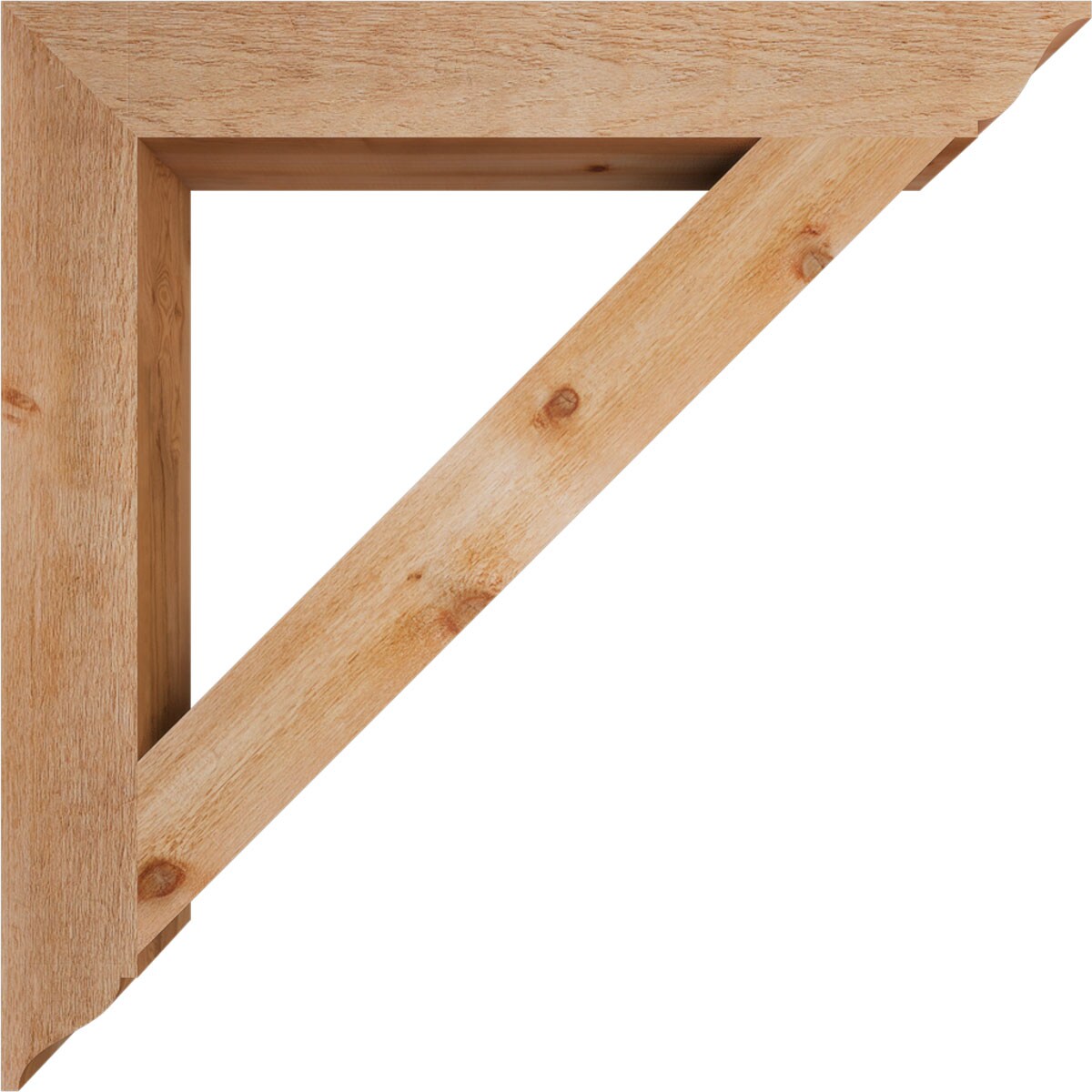 Ekena Millwork BKT06X48X48TRA01RWR Exterior-Brackets-Braces - View #3