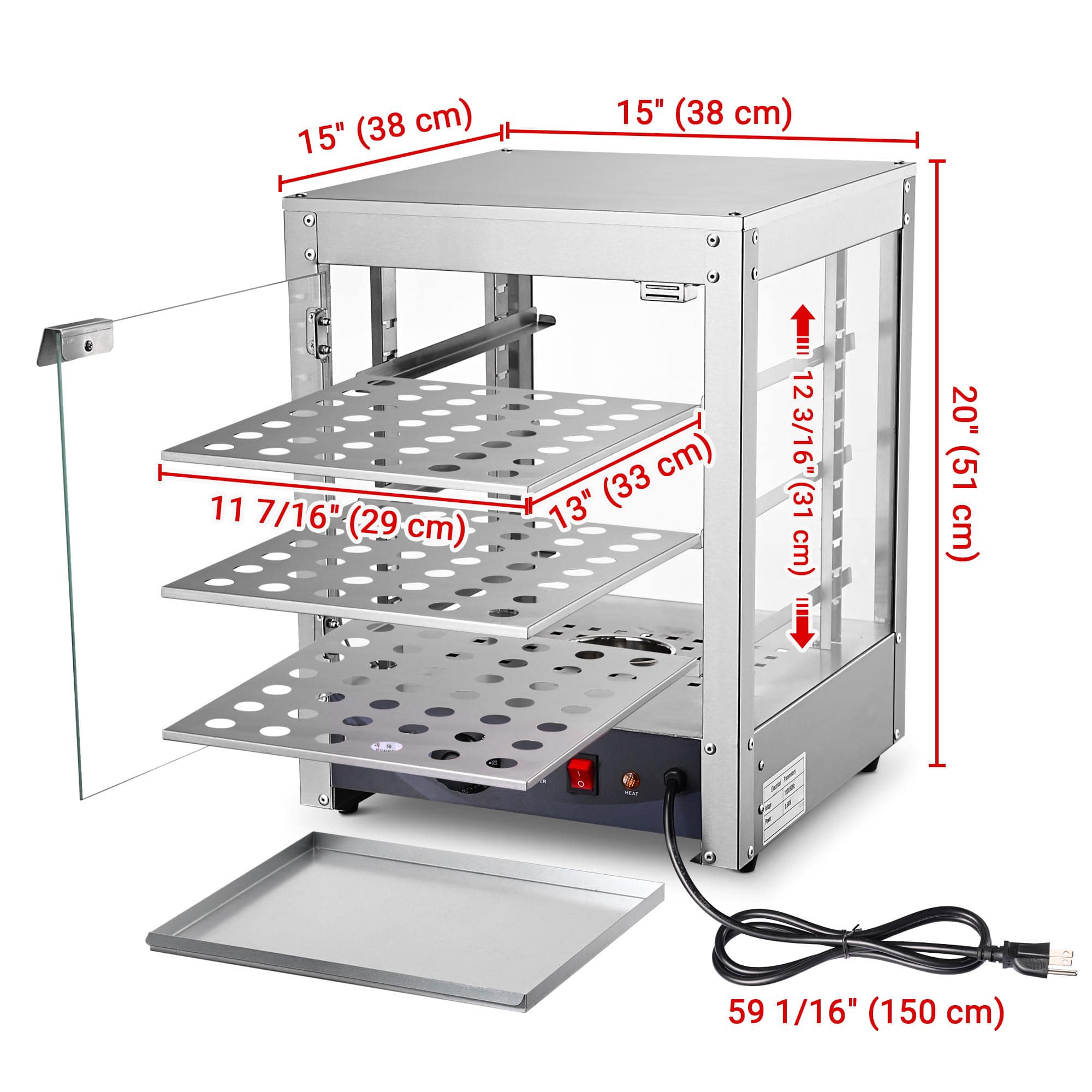 Yescom 26FWM009-151520-1-LO Buffet-Servers - View #7