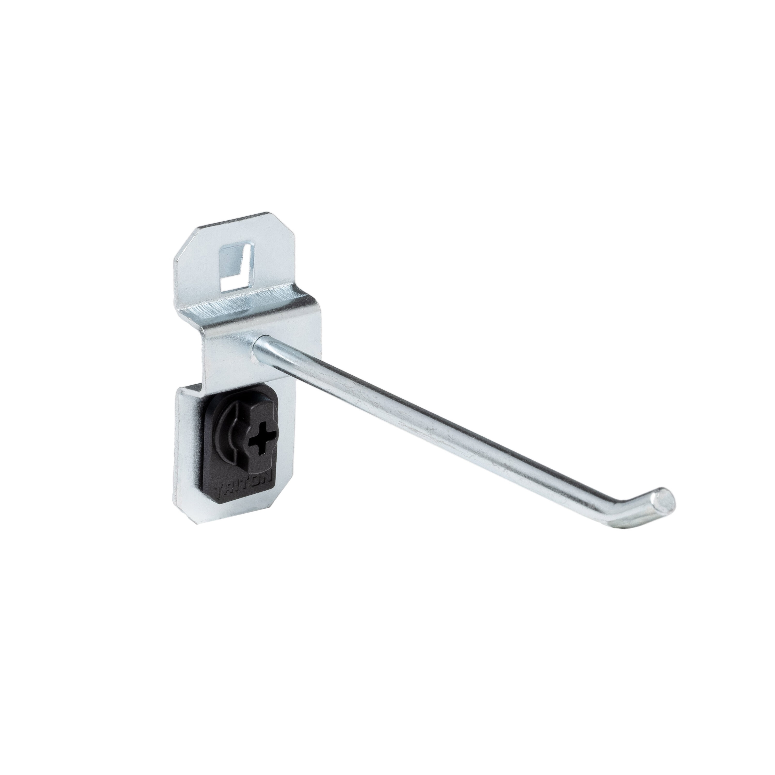 Triton Products 51413 LocHook 5 -Piece Steel Pegboard hook in Chrome 2.1875-in W x 2.1875-in H
