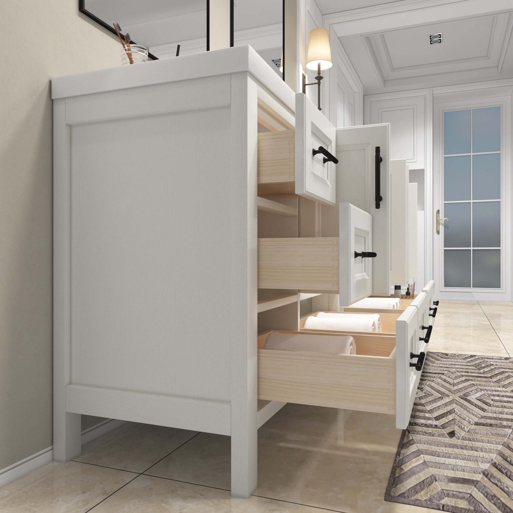 BV Better Vanity VIV72D-WH Bath-Vanity-Combo - View #6