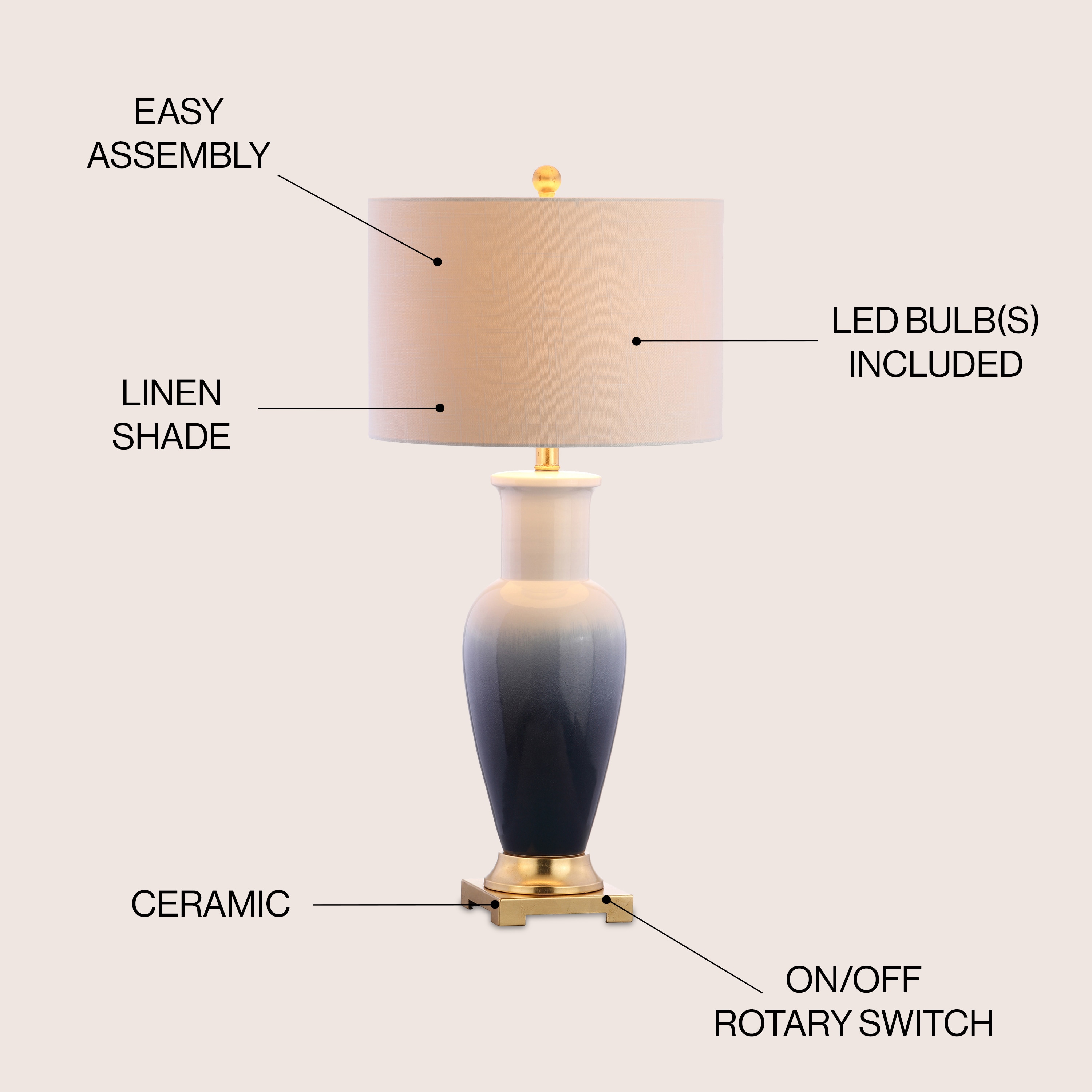 JONATHAN  Y JYL3017A Table-Lamps - View #3