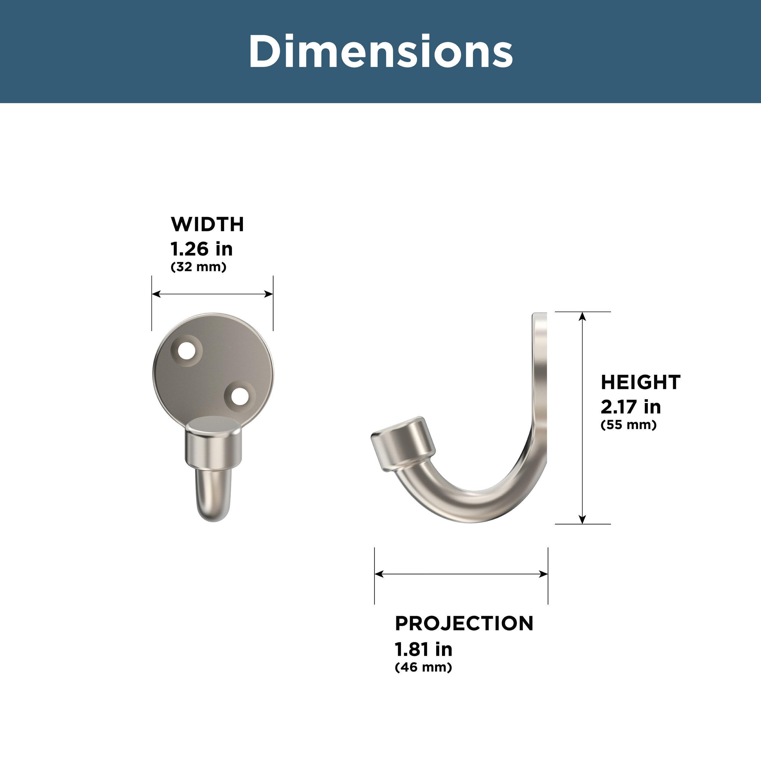 Franklin Brass DHSNP-SN-D Decorative-Wall-Hooks - View #4