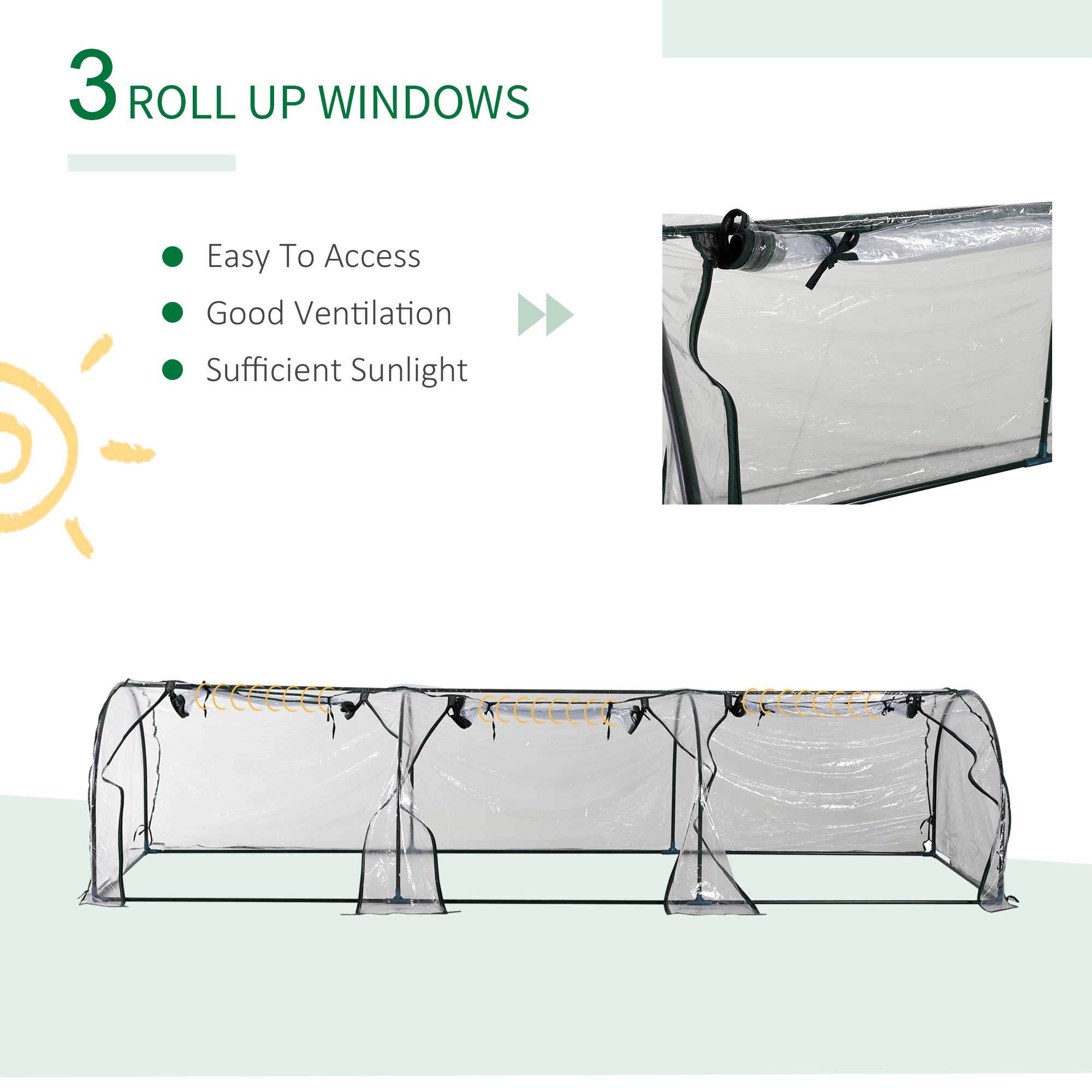 Outsunny 845-234V01 greenhouses - View #4