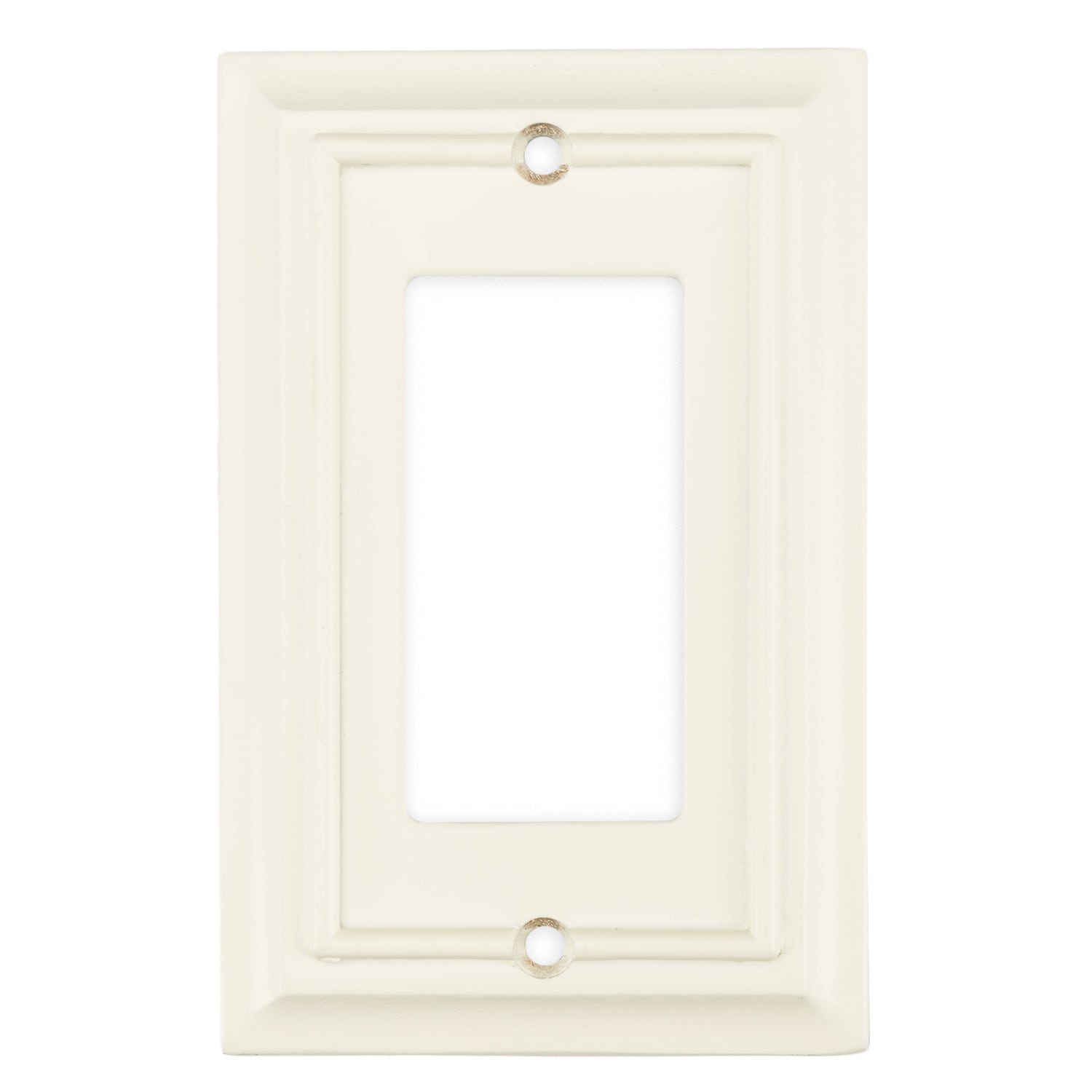 Brainerd 126332 1 -Gang Cream Metal Decorator Wall Plate