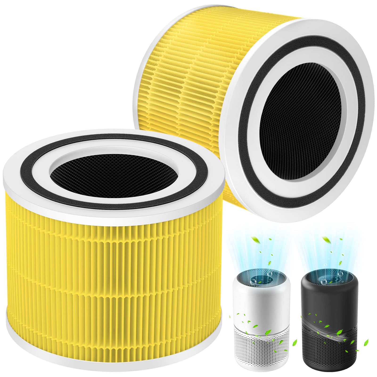 Oyezvary  300 Pet Care Replacement Filter Compatible with 300 300S Air Purifier 3 in 1 H13 Grade True HEPA Replacement Filter Compare to Part No