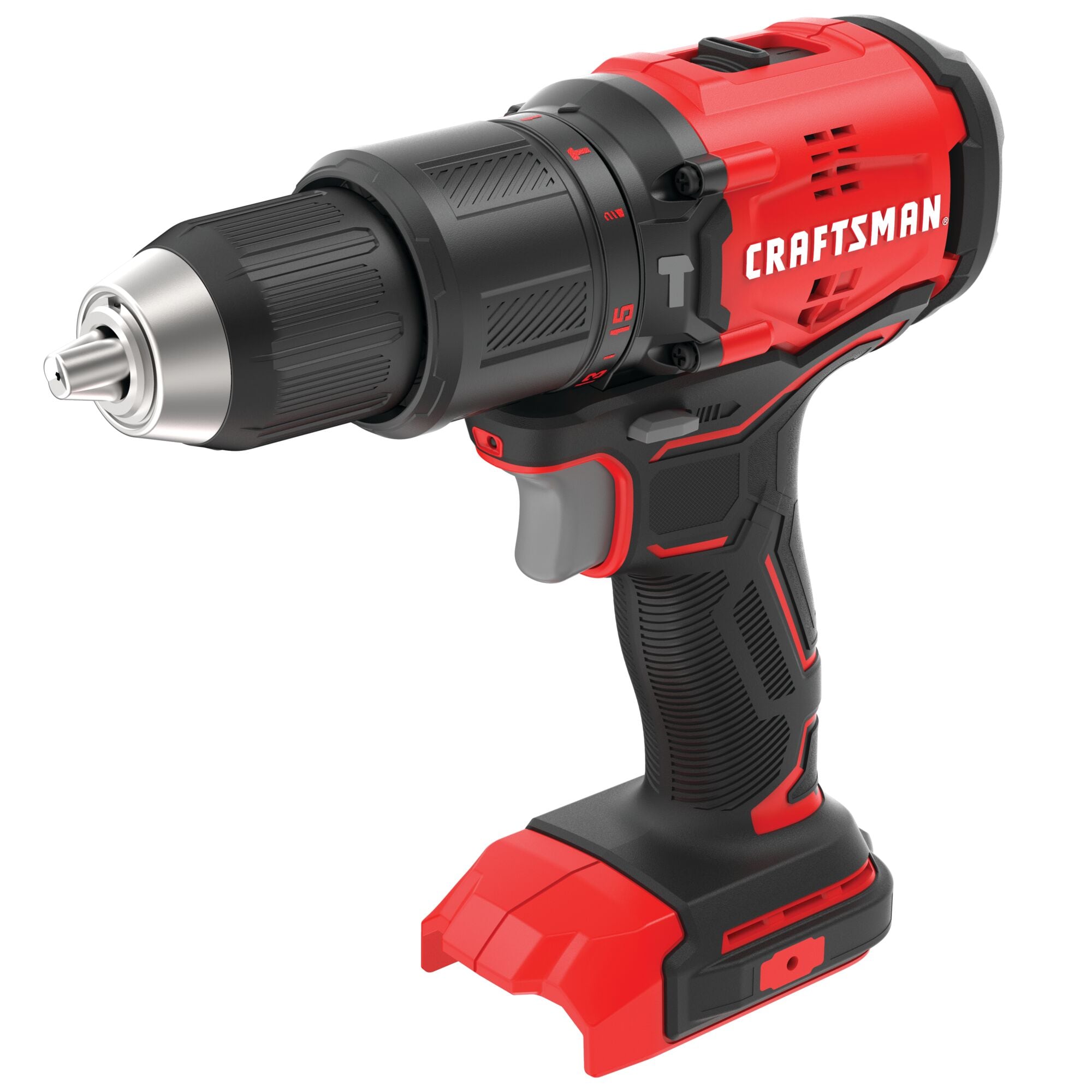 CRAFTSMAN V20 1/2-in 20-volt Max Variable Speed Brushless Cordless Hammer Drill (Bare Tool) in ...