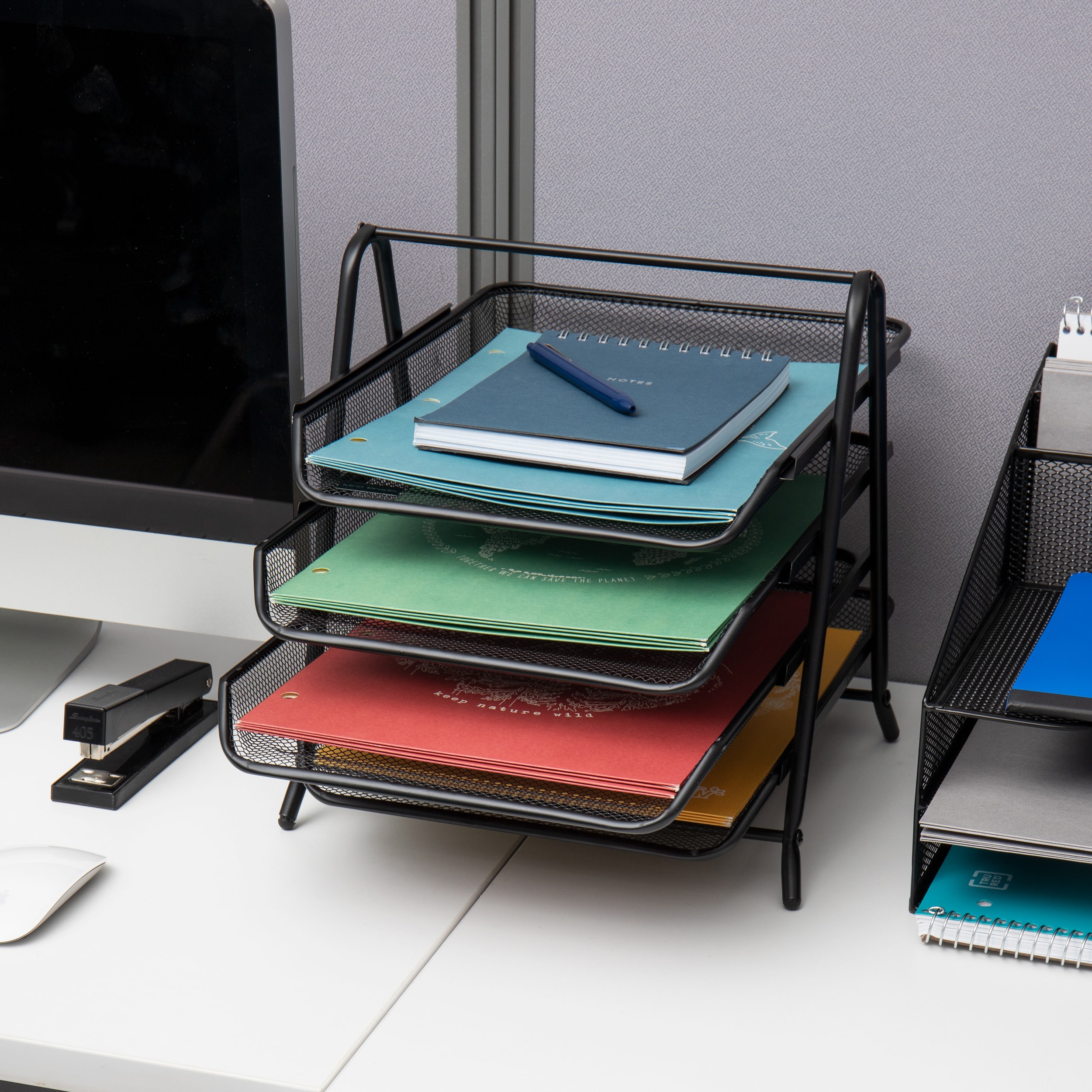 Mind Reader 4TPAP2PK-BLK Desktop-Organizers - View #6