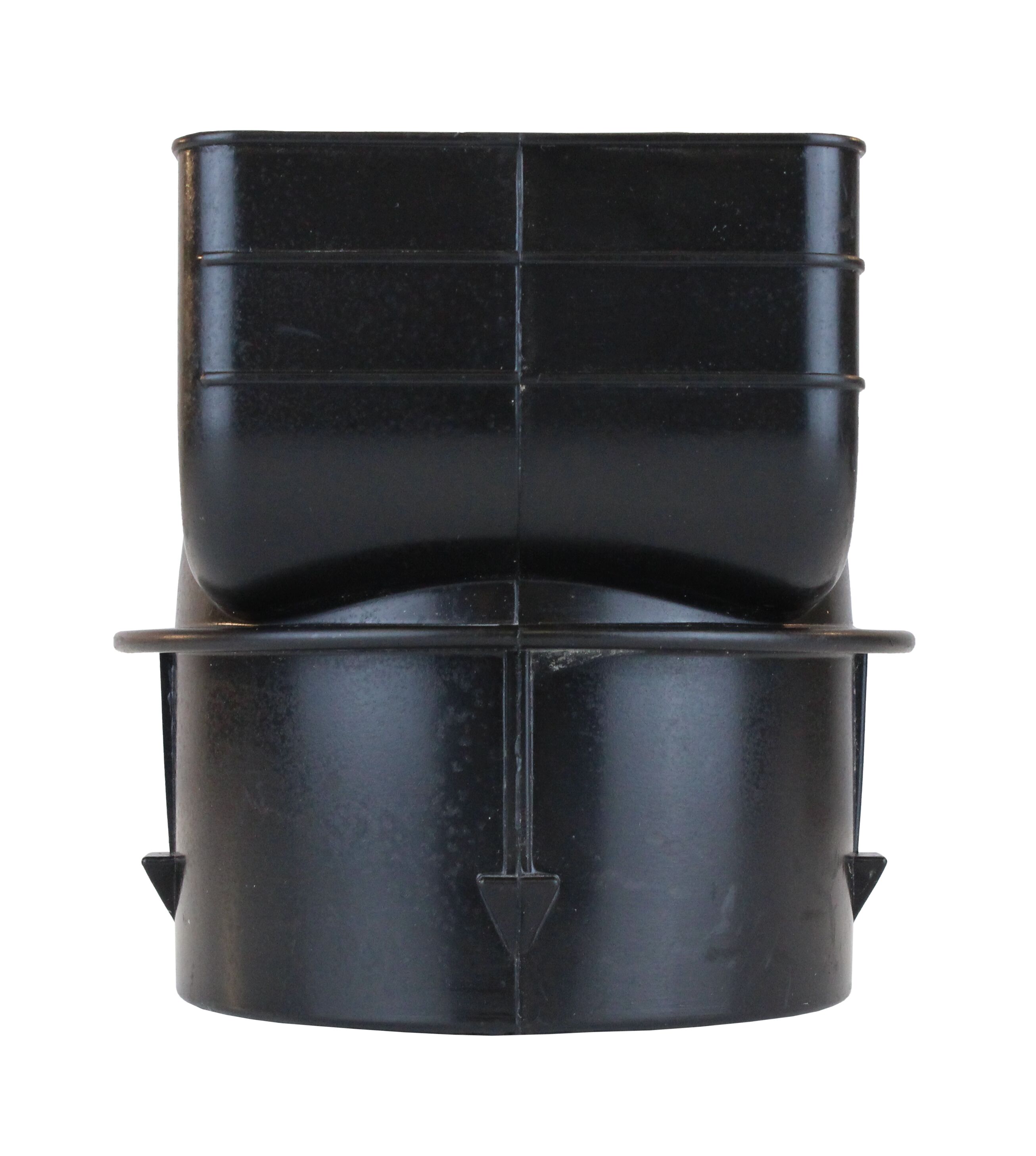 ADS 3-in x 3-in-Degree Corrugated Downspout Adapter Fittings in the ...