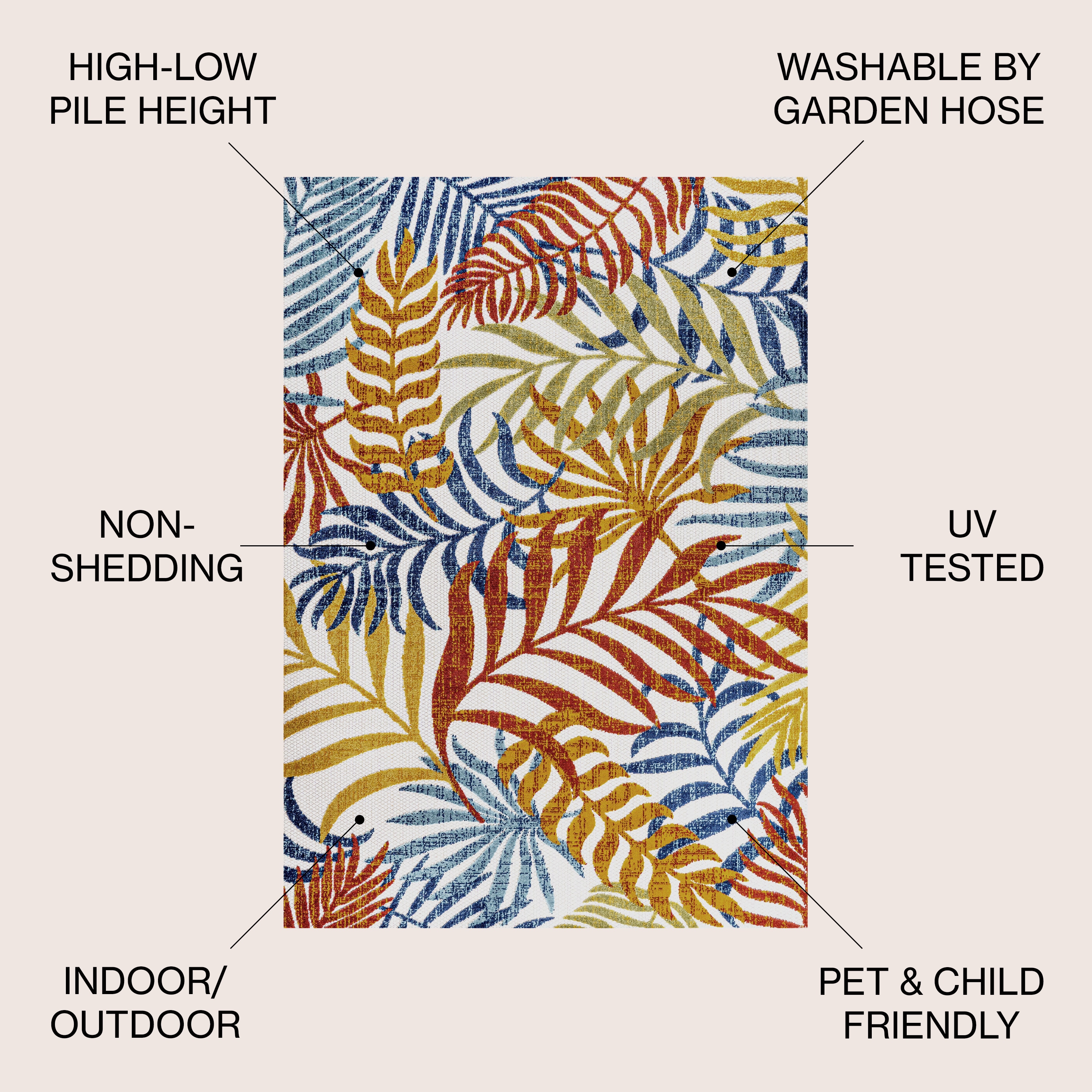 JONATHAN  Y AMC100B-5SQ rugs - View #3