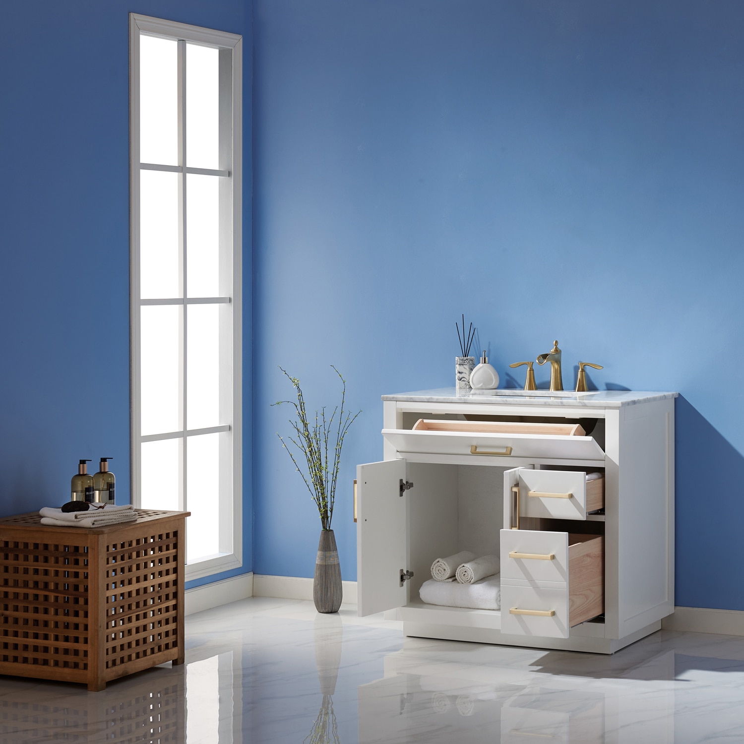 Altair 531036-WH-CA-NM Bath-Vanity-Combo - View #7