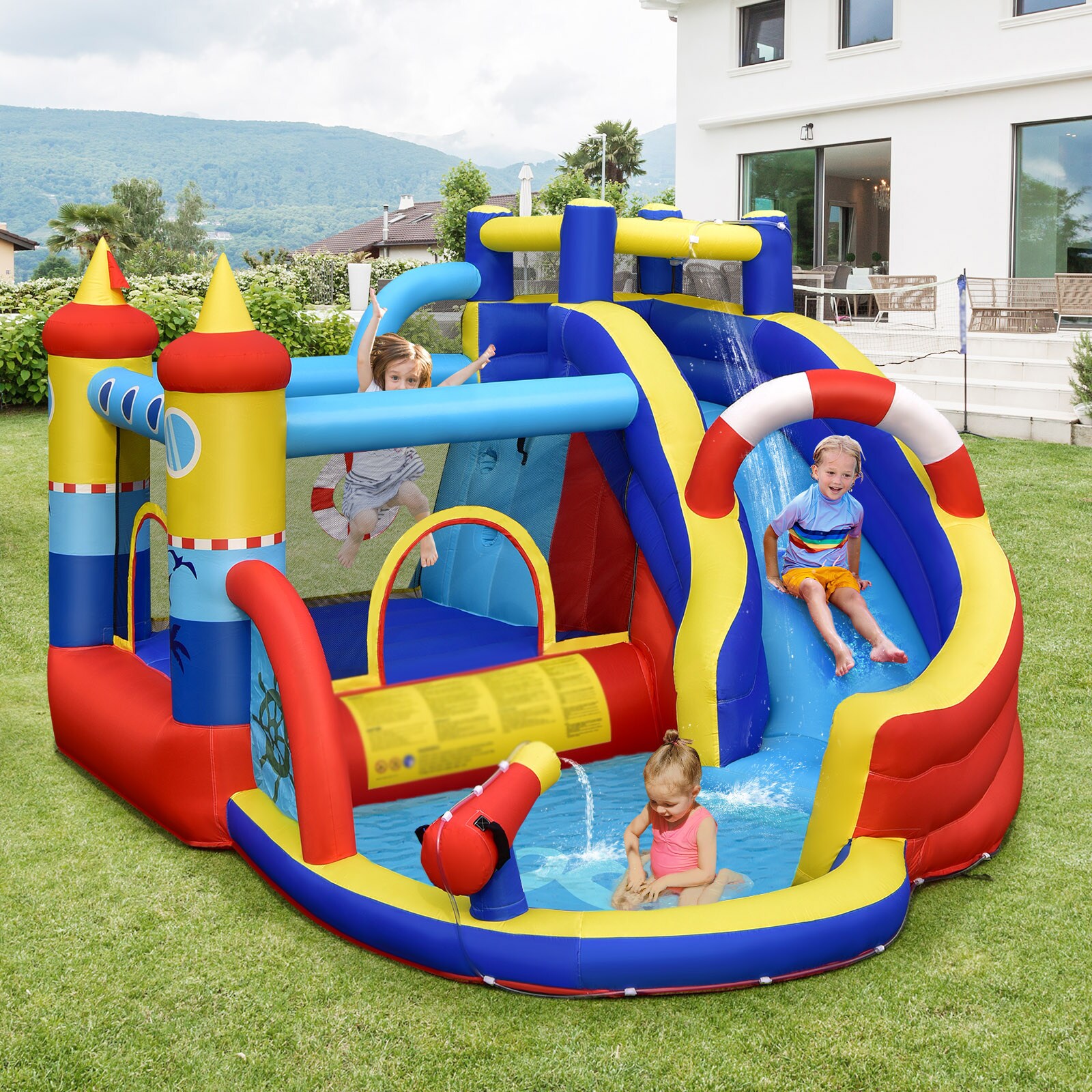 Slickblue D-CO-SU17301PN Bounce-Houses - View #2