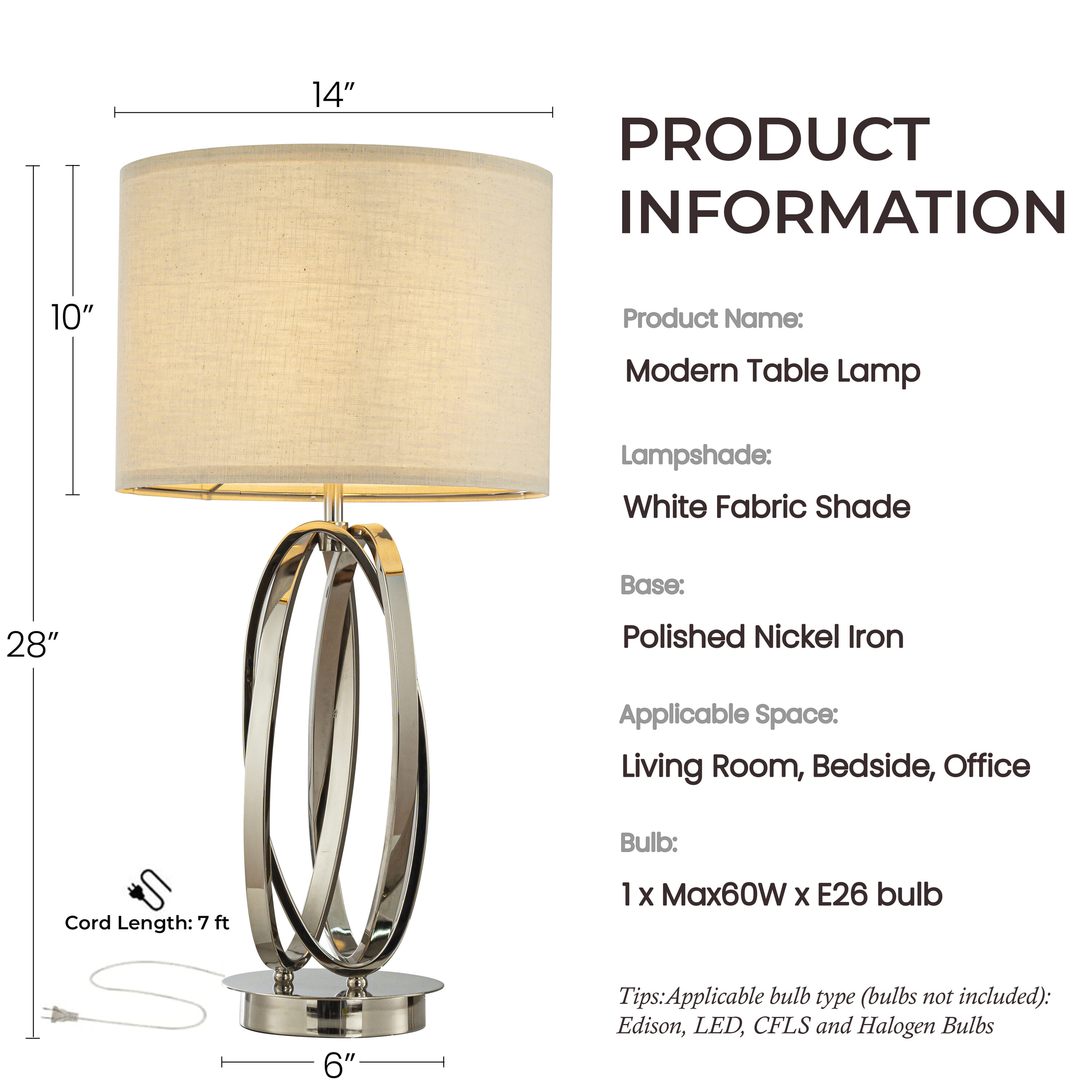 AloaDecor Lighting L7257T5012A Table-Lamps - View #3