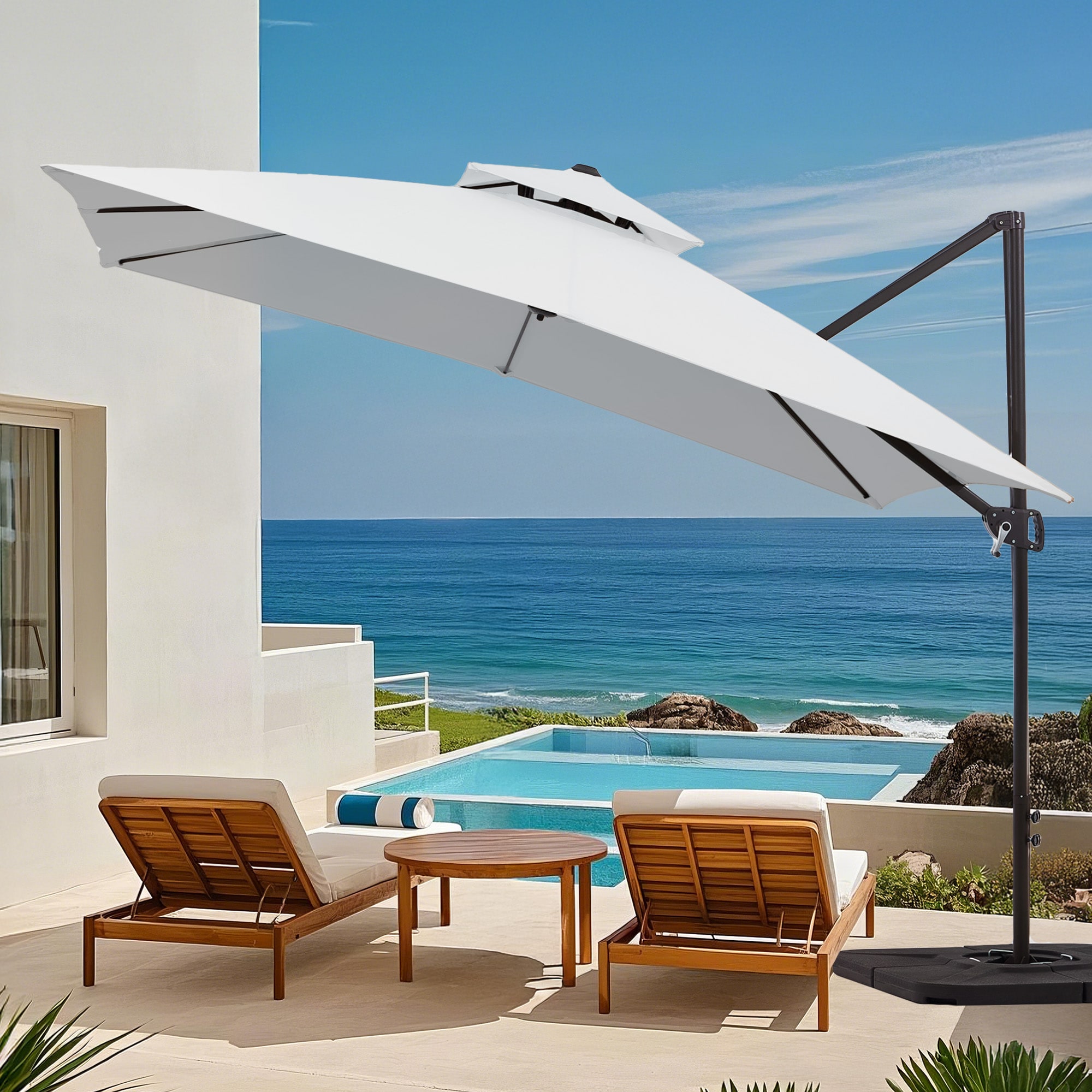VOUA JYLM-10X10-WT Umbrellas-2 - View #2
