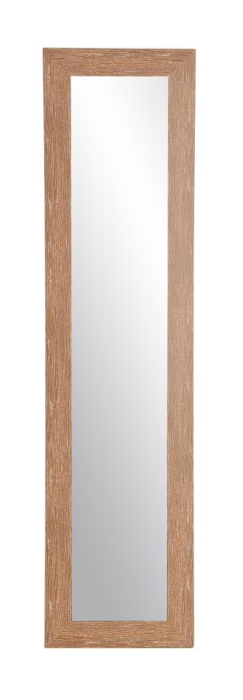 BrandtWorks 16-in W X 71-in H Brown Framed Full Length Wall Mirror In ...