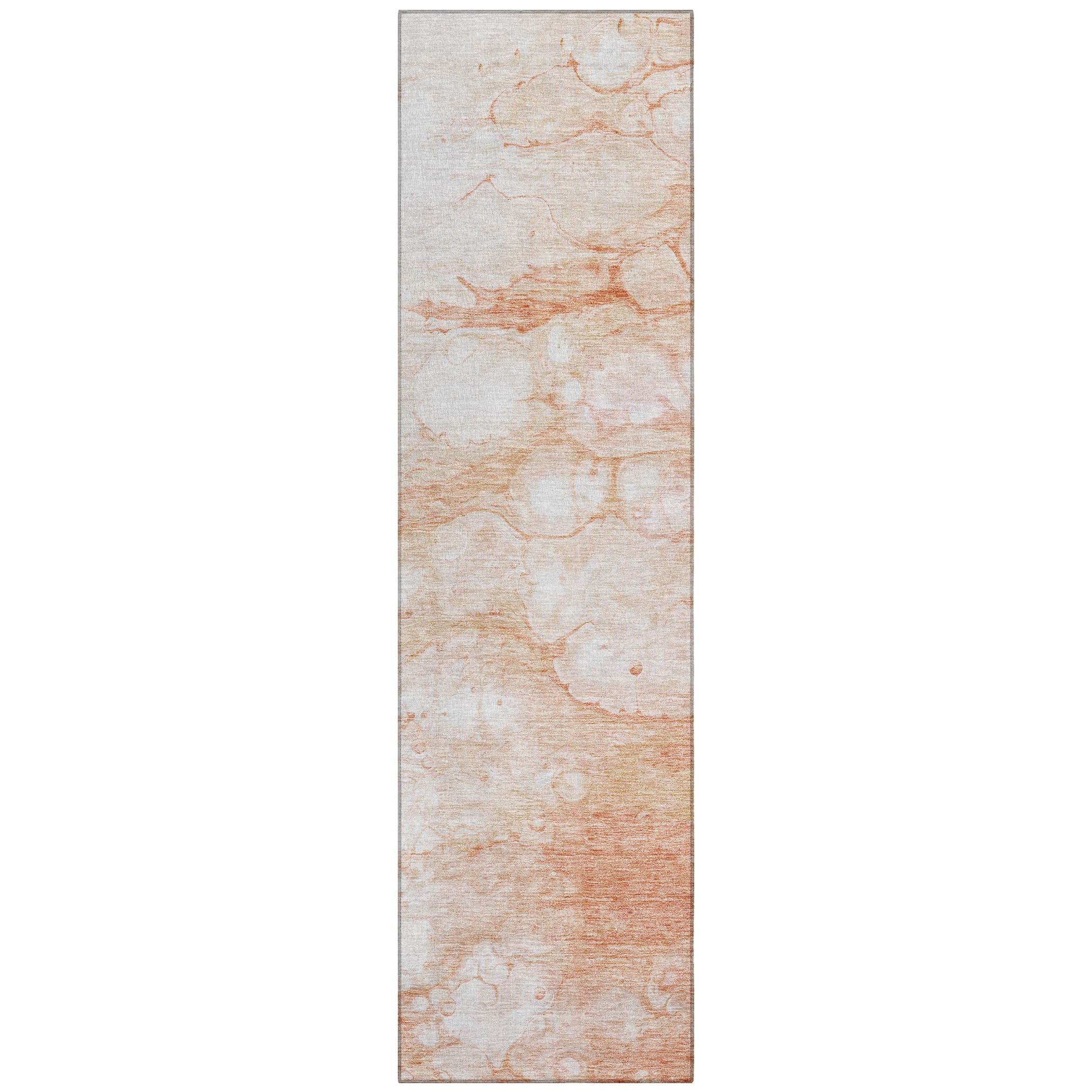 Addison Rugs ACN699CR2X8 Chantille ACN699CR 2 x 7 (ft) Polyester Coral Rectangular Indoor/Outdoor Geometric Machine washable Area rug