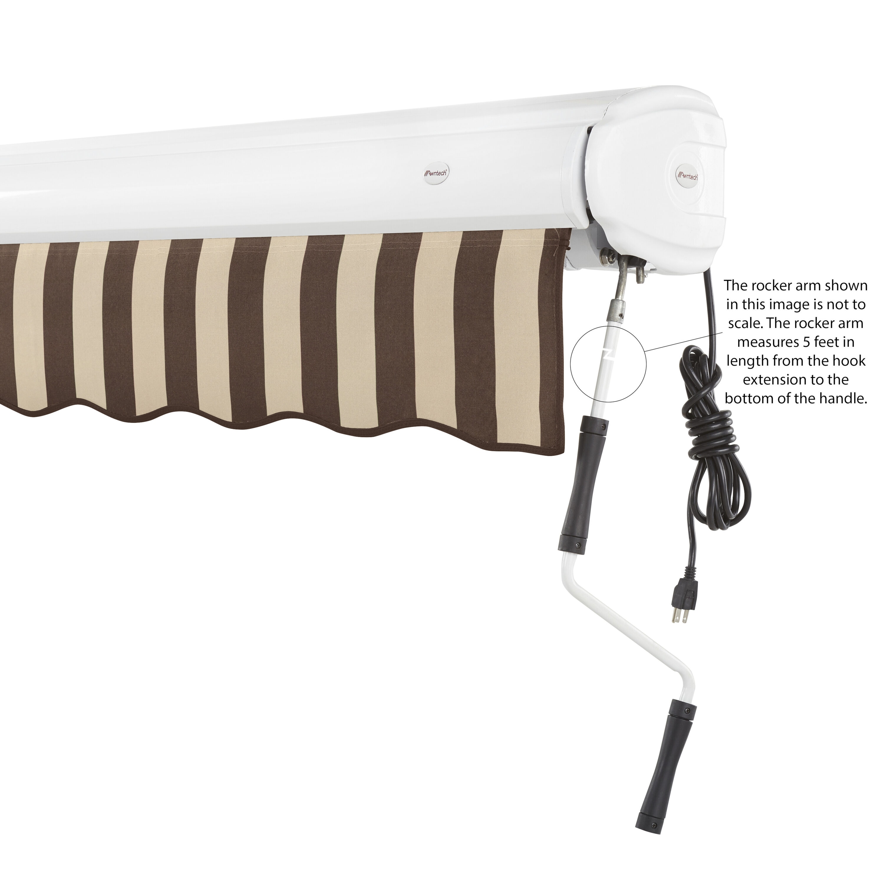 Awntech KWR18-L-BRNT awnings - View #7