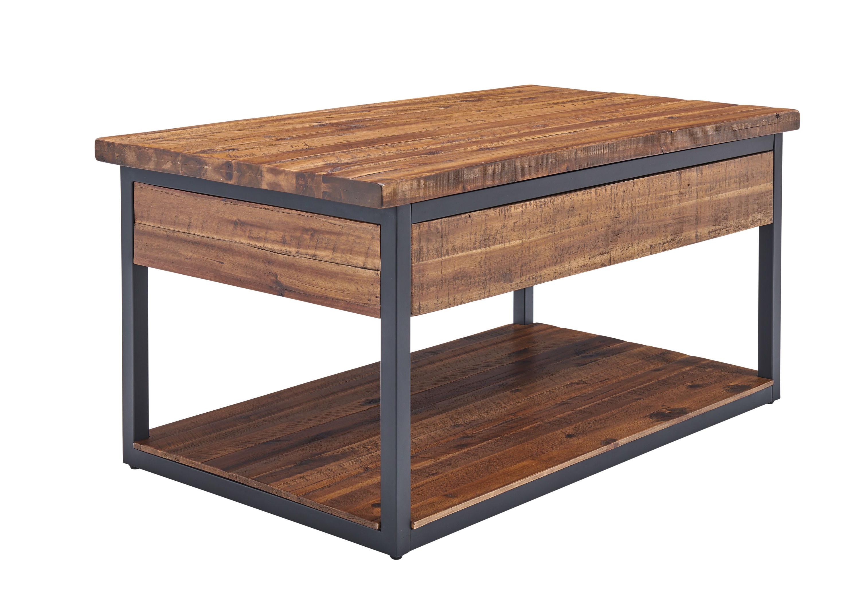 Alaterre Furniture ANCM1174 Claremont Dark Brown/Colonial Brown Acacia Wood Casual Coffee Table